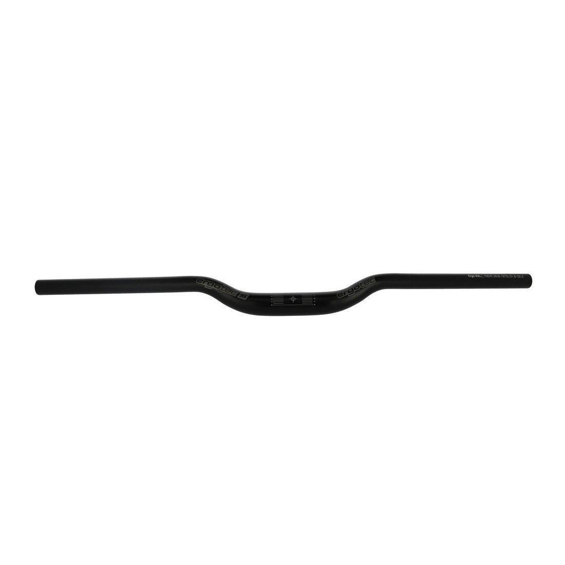 Fahrradlenker Lenkerbügel H-Bar XXL, Alu, Ø 31,8 mm, 700 mm, 16°, matt