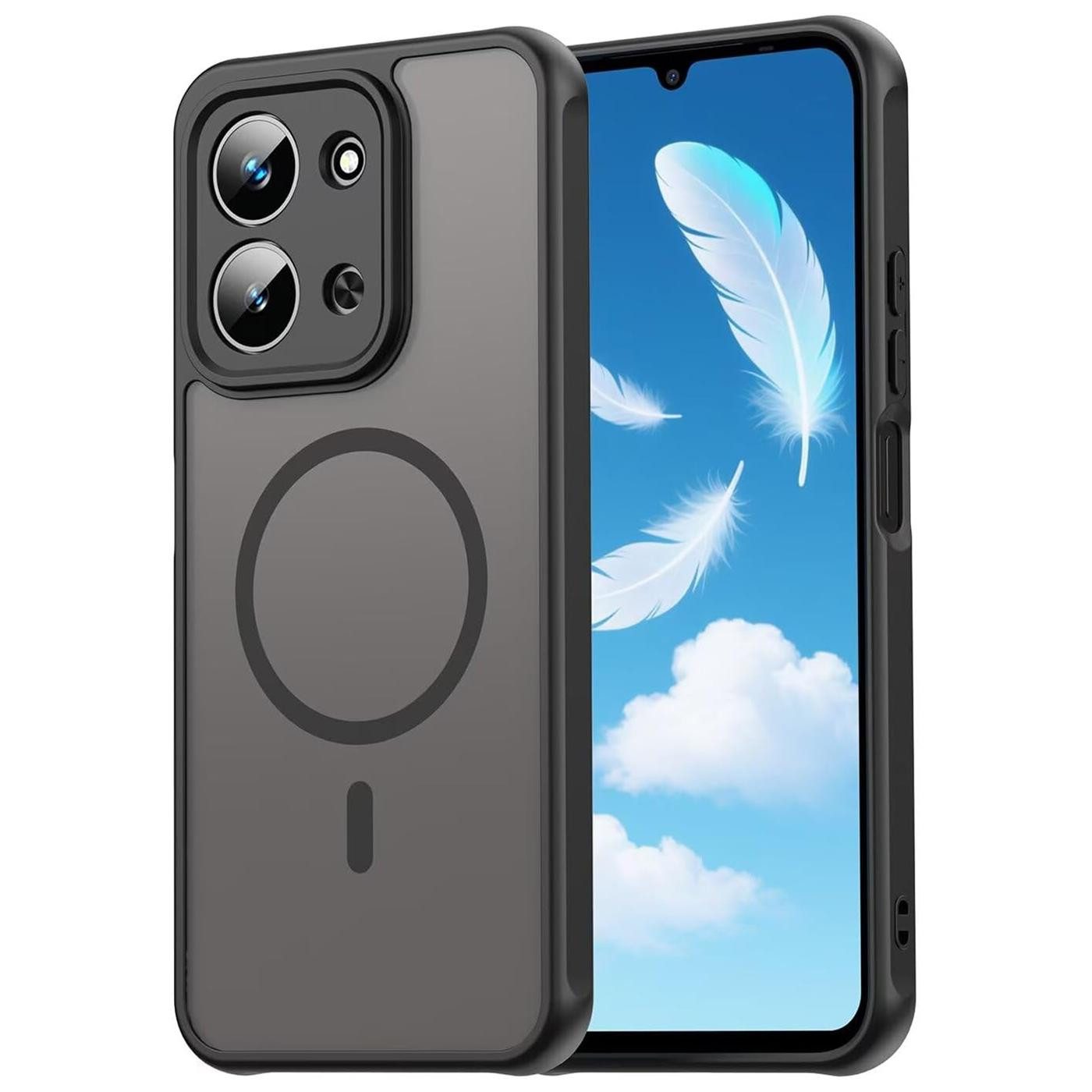 CoolGadget Handyhülle Magnet-Hülle für Xiaomi Redmi 15C Schutzhülle magnetisch 6,9 Zoll, Hülle Matt Stoßfest kompatibel mit QI-Laden Zubehör Kameraschutz Case