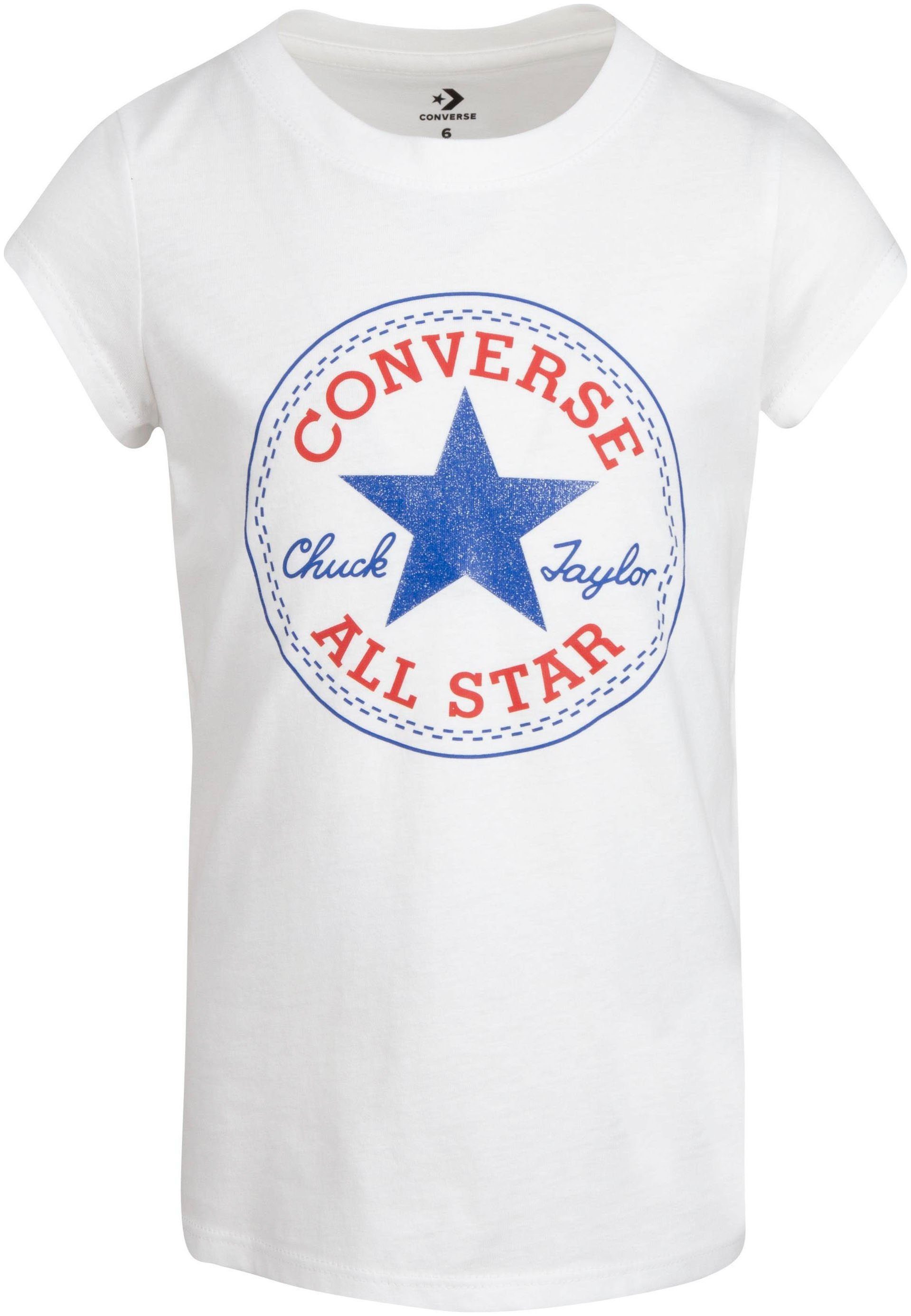 Kurzarmshirt - für white Converse Kinder