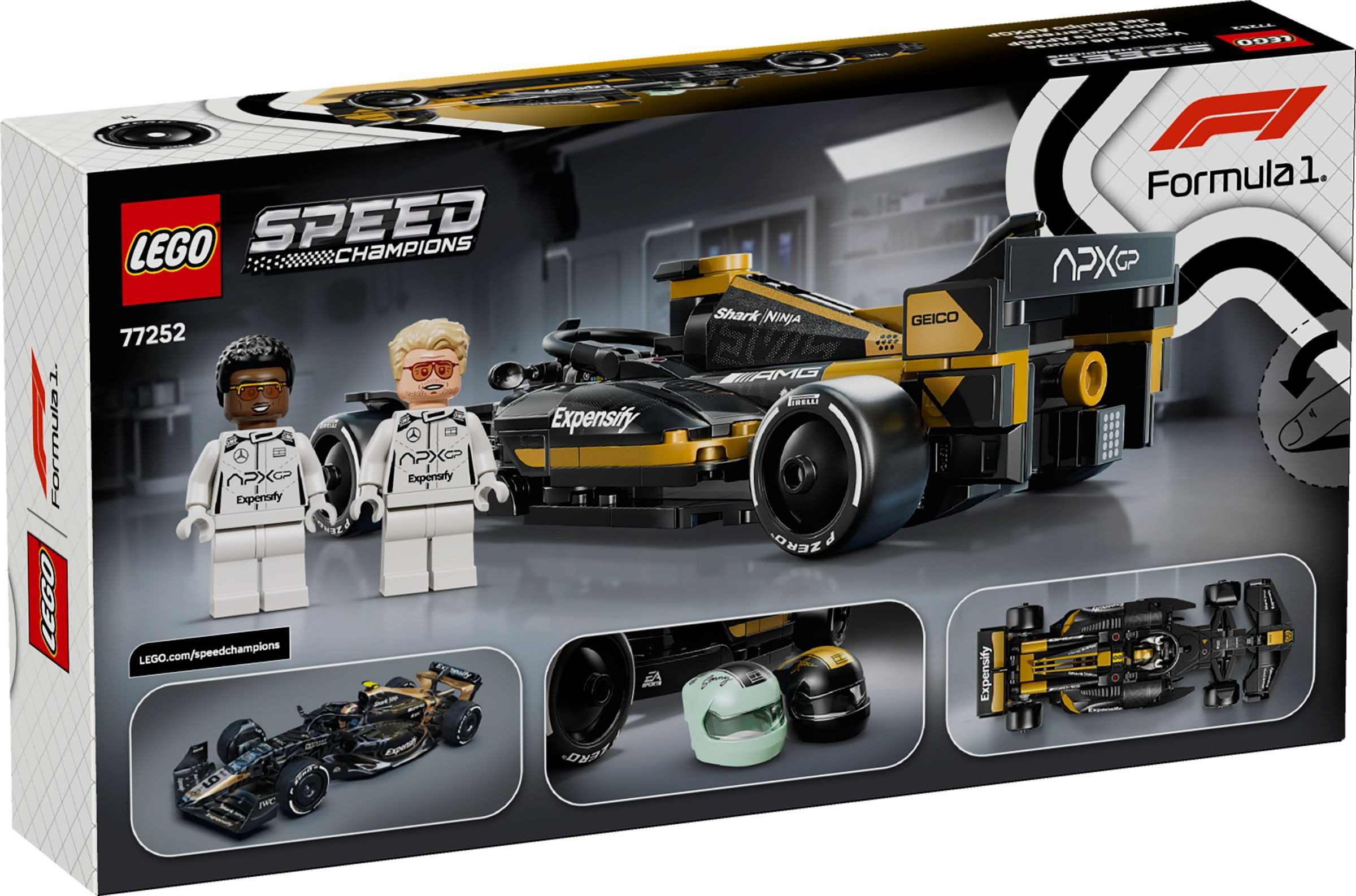 LEGO® LEGO® Speed Champions 77252 APXGP Team Race Car aus F1® Der Film Konstruktionsspielsteine
