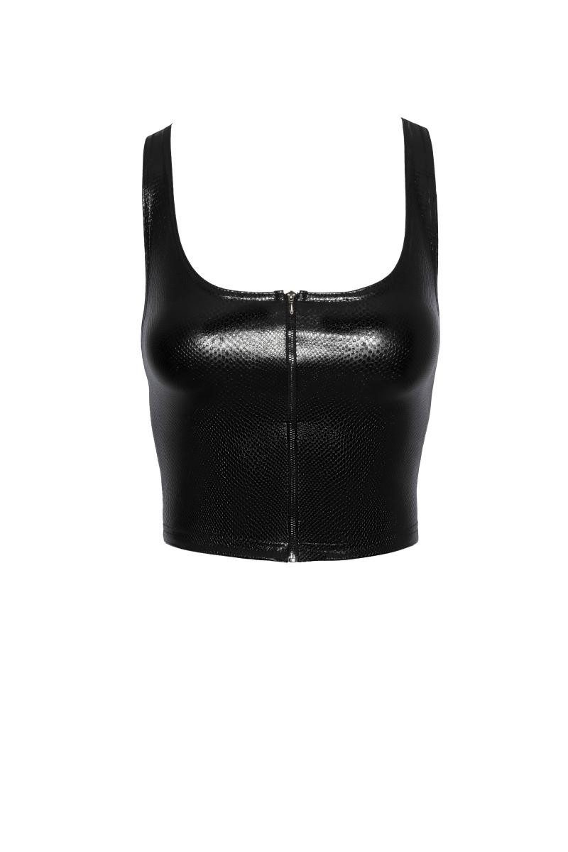 Noir Handmade Yogatop Top in schwarz - M