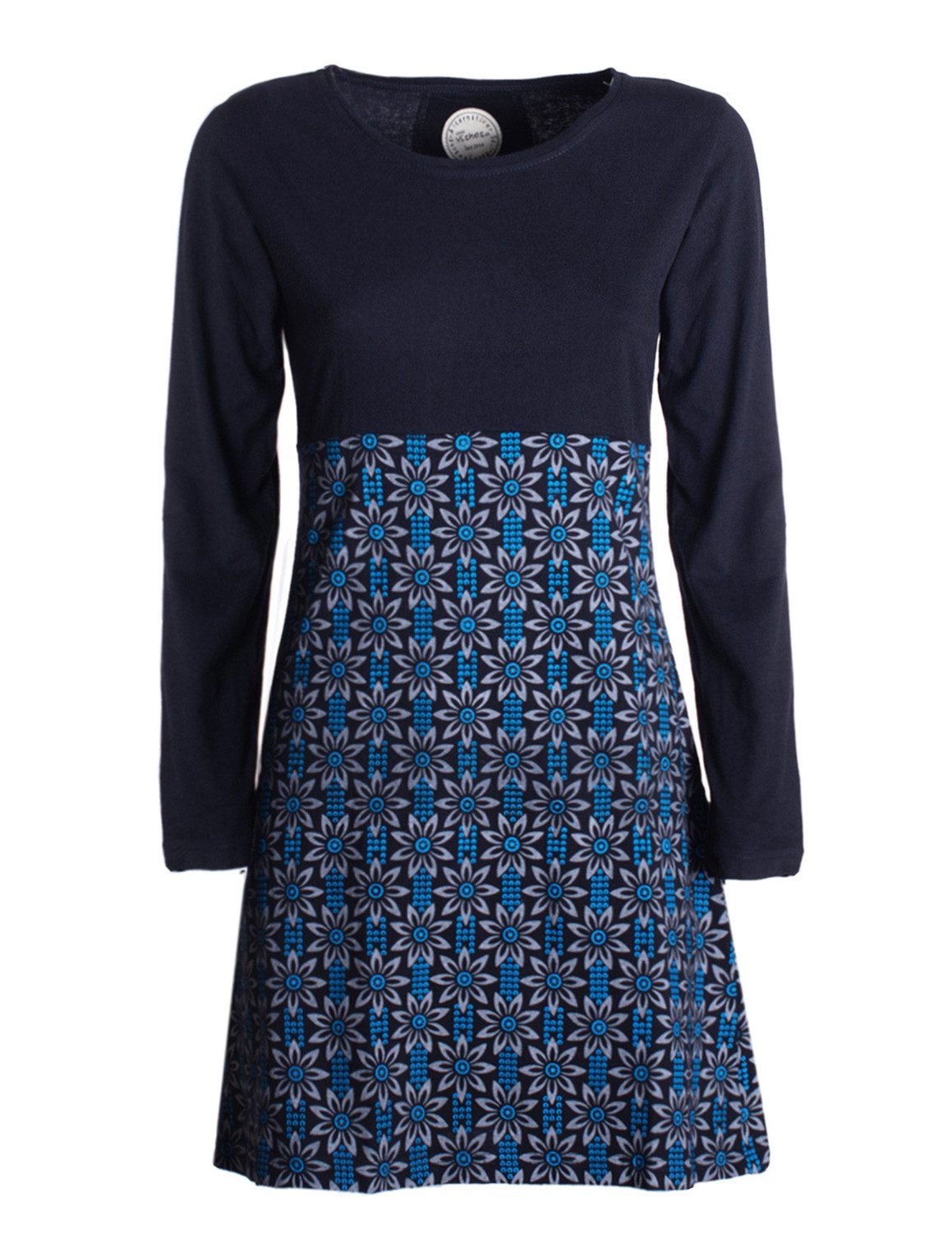 Vishes Tunikakleid Damen Langarm Longshirt-Kleid Sweatkleid günstig online kaufen