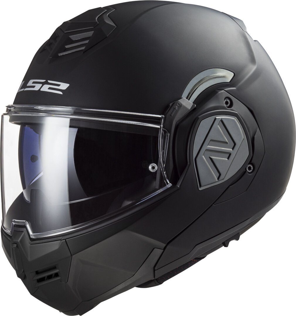 LS2 Motorradhelm FF906 Advant Klapphelm, vorbereitet für Kommunikationssystem,Notfallsystem-Polsterung (EQ