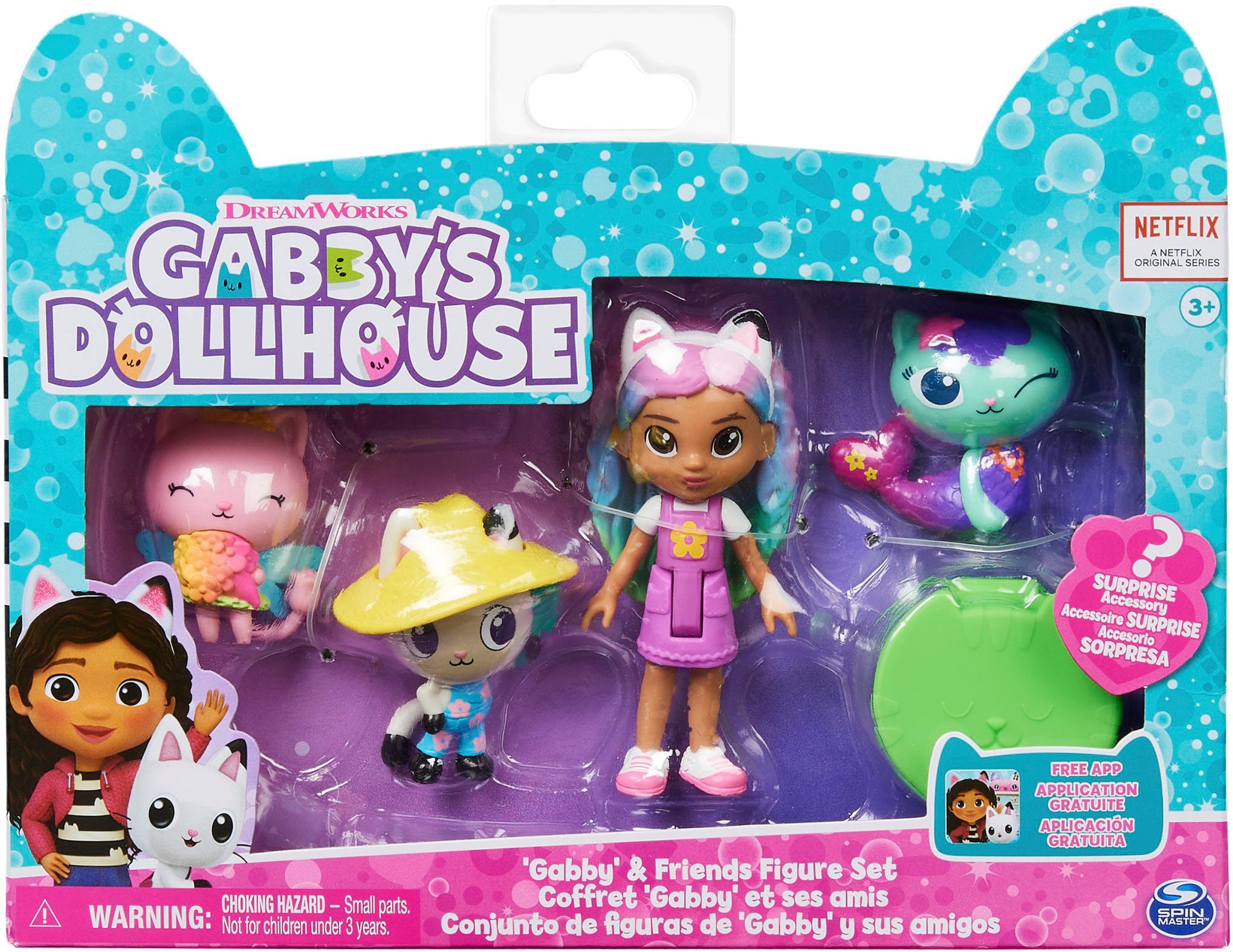 Spin Master Spielfigur Gabby‘s Dollhouse, Regenbogen Figuren im Set, (Set)