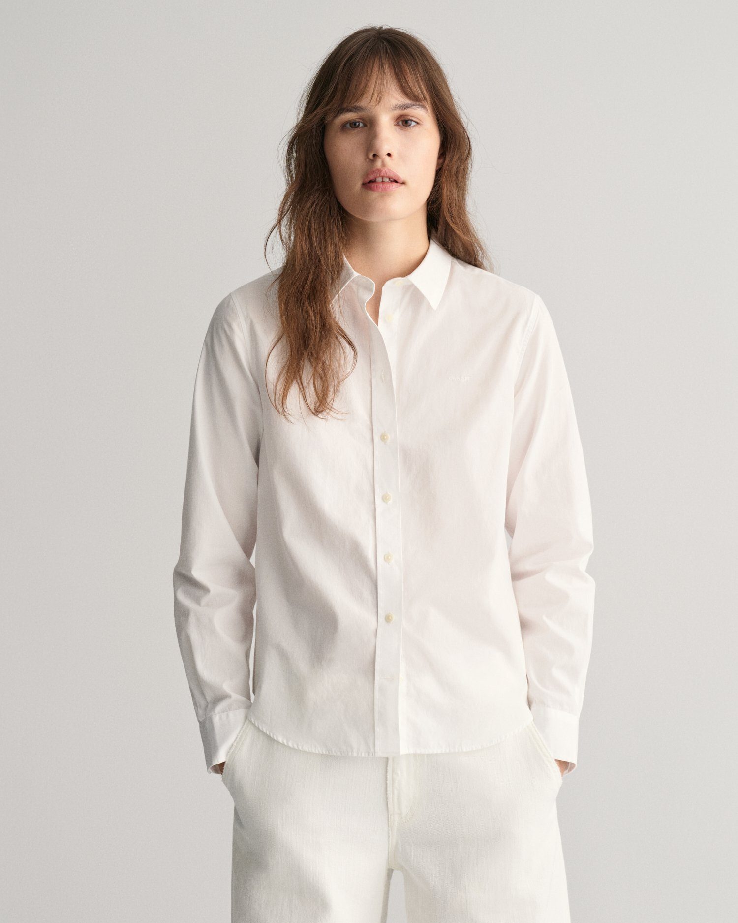 Langarmbluse REG POPLIN SHIRT