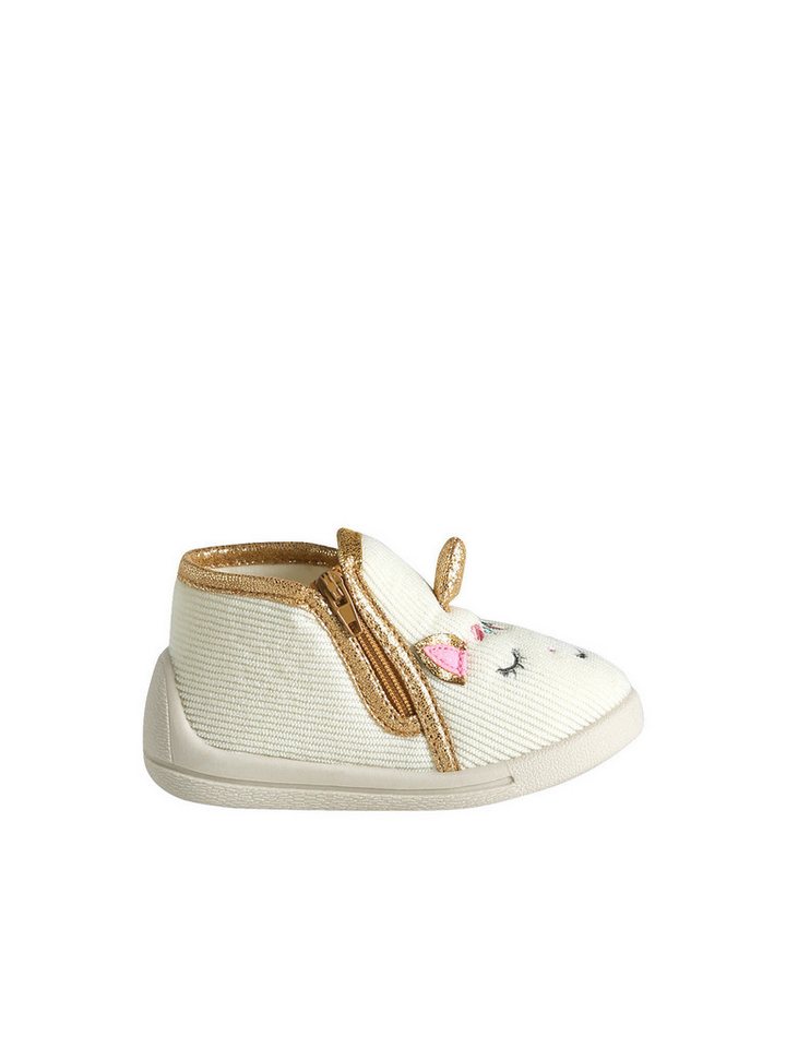 vertbaudet Baby Stoff-Hausschuhe Hausschuh Cord-Optik