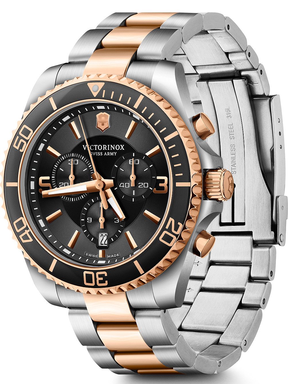 Victorinox Quarzuhr Victorinox 241952 Maverick Chronograph Herrenuhr 43mm 10ATM Victorinox 241952 Maverick Chronograph Herrenuhr 43mm 10ATM