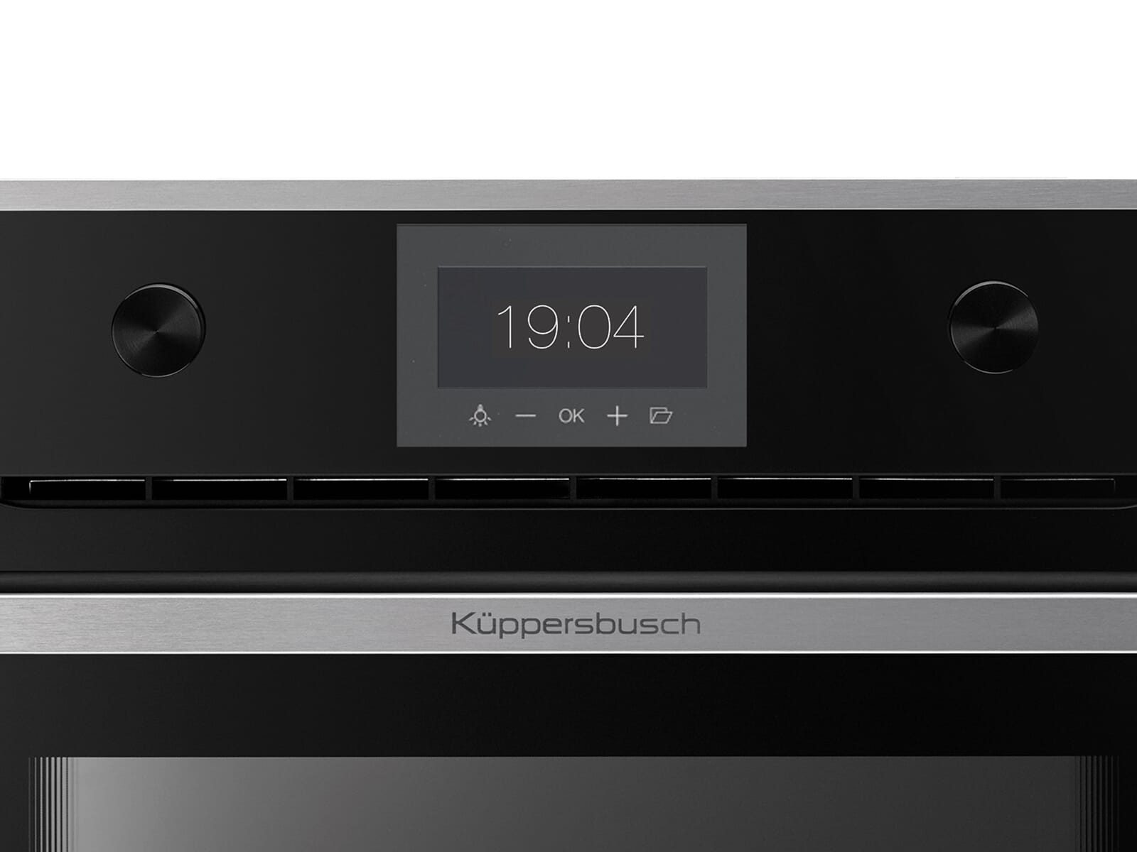 Küppersbusch Dampfbackofen, mit Teil-Teleskopauszug, Reinigung mit Wasser / Dampf