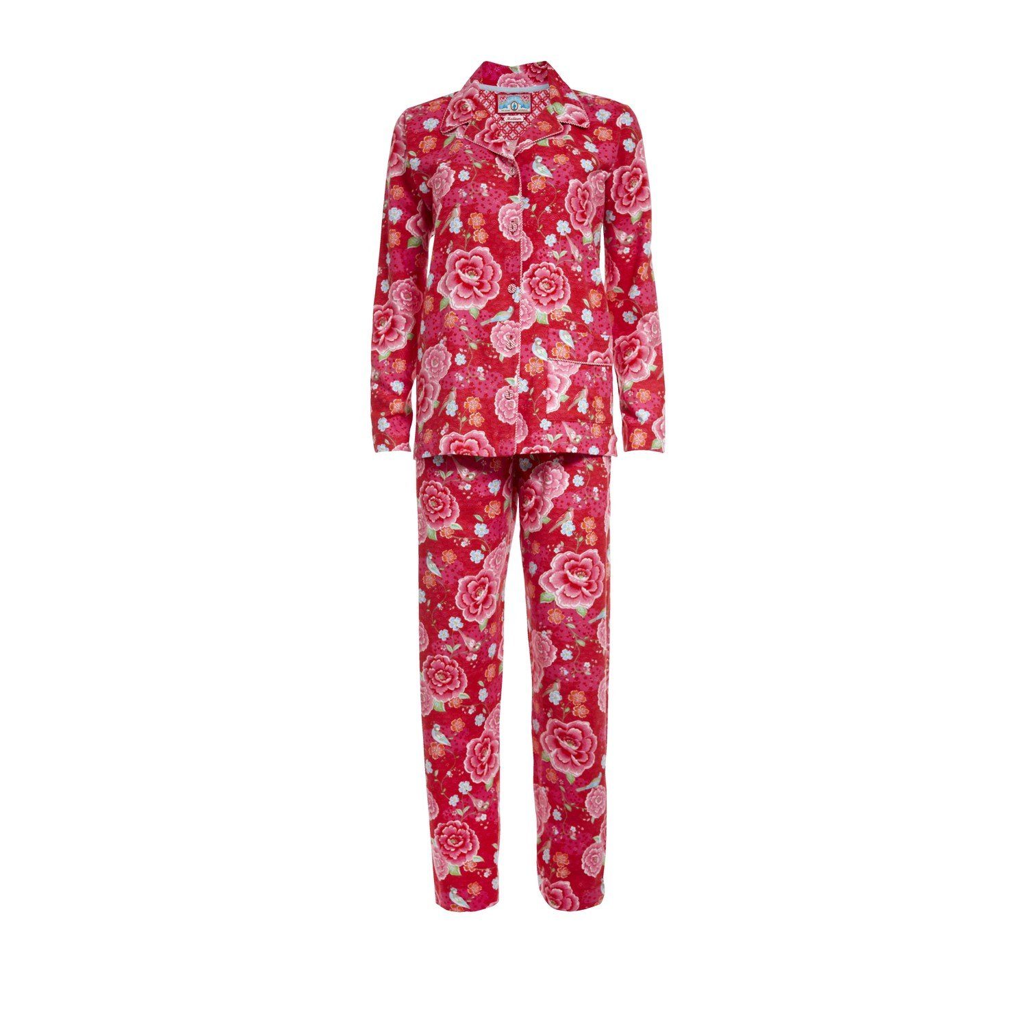 PiP Studio Nachthemd »Pyjama Pien Flanell Birds in Paradise Hemdkragen«  online kaufen | OTTO
