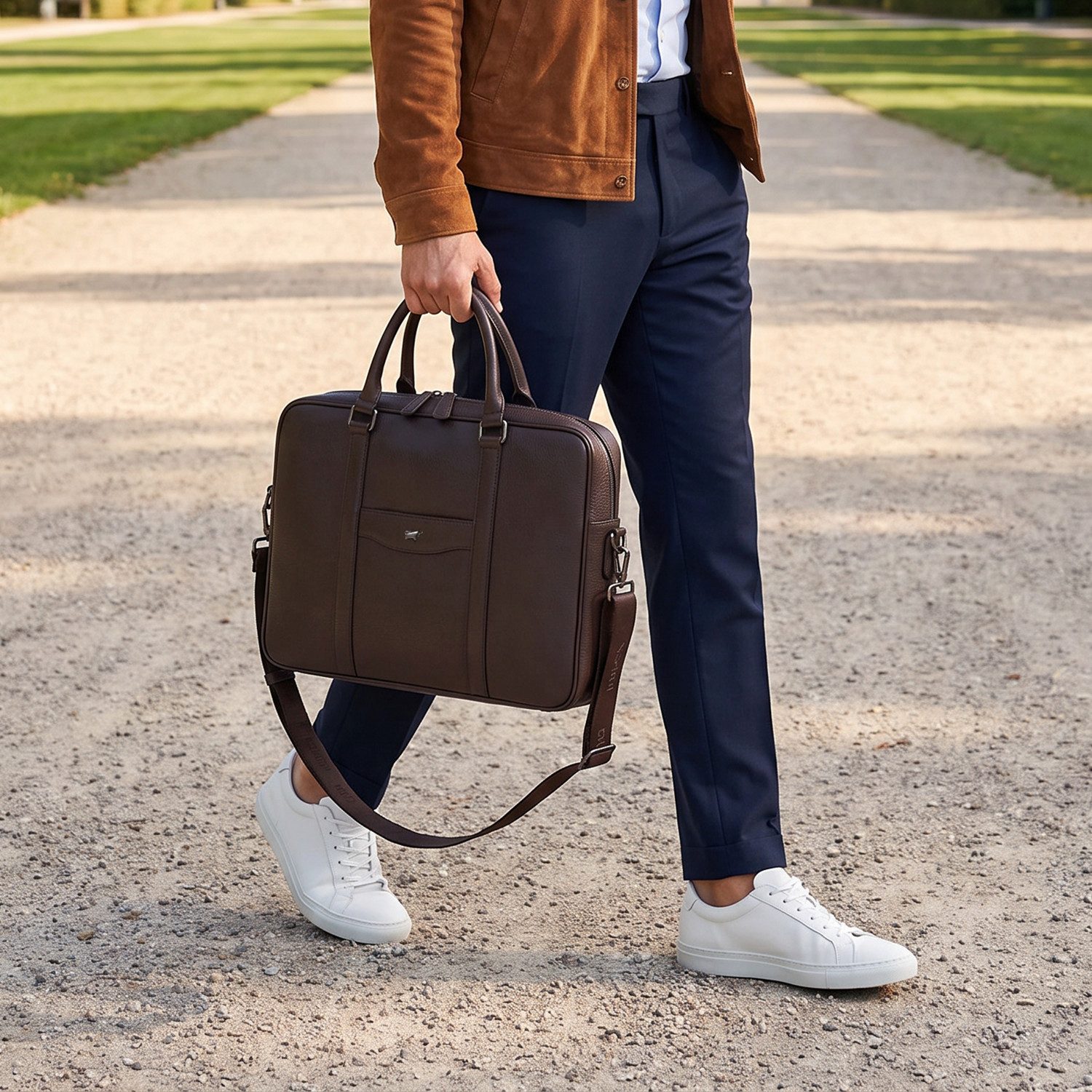Braun Büffel Laptoptasche THEO Businesstasche M braun