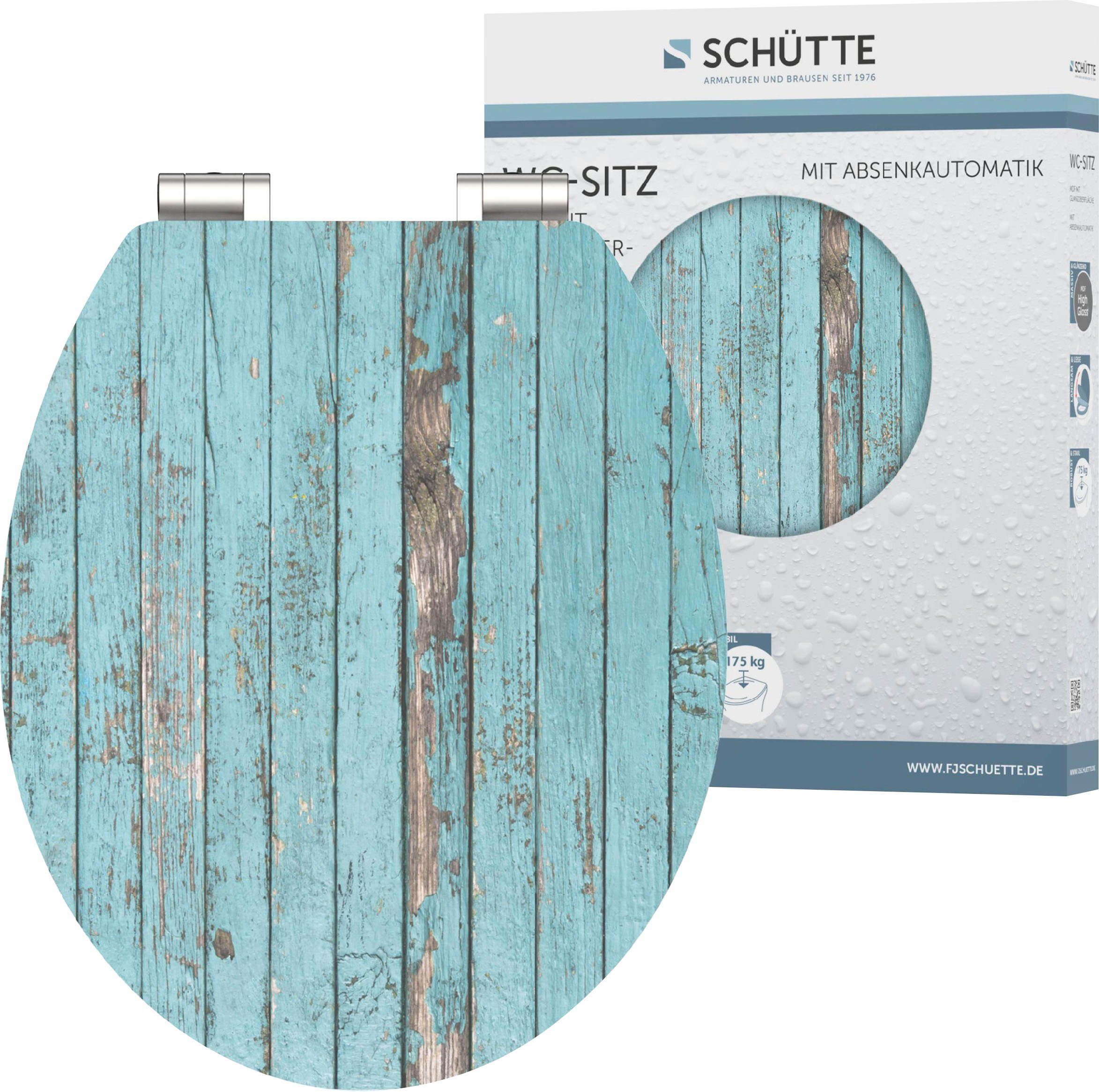 Schütte WC-Sitz Blue Wood, High Gloss günstig online kaufen