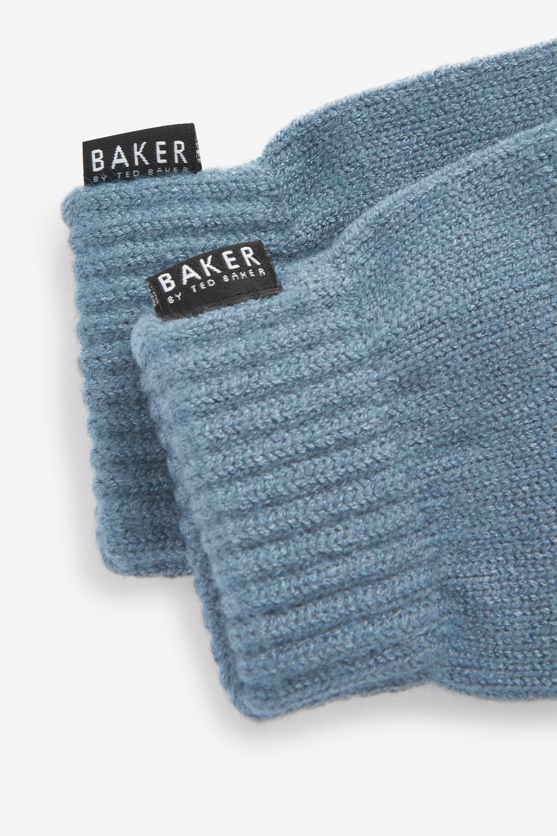 Ted und Set aus by Baker Mütze Blue by Beanie (2-St) Handschuhen Ted Baker Baker Baker