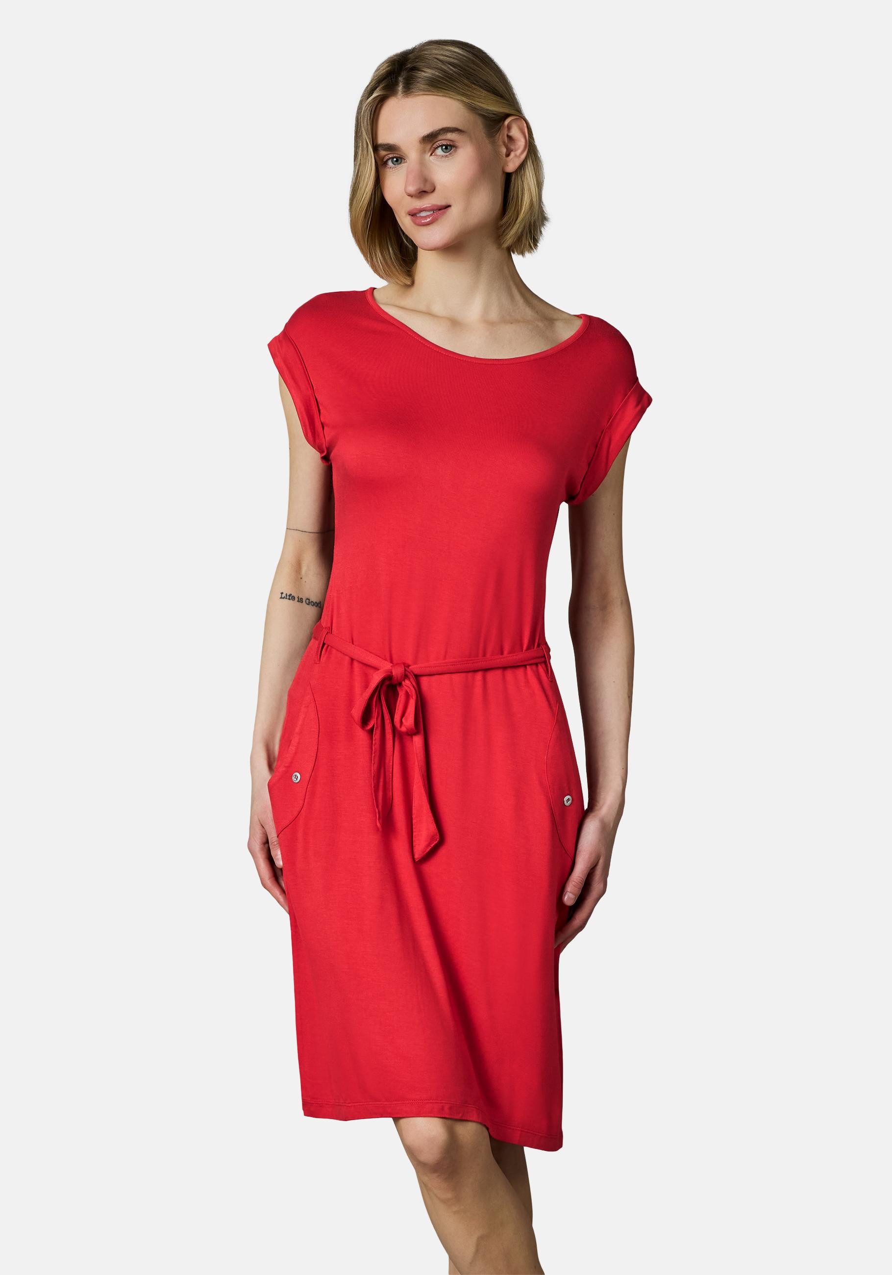 Ragwear Sommerkleid Taggien Knielanges, leichtes Midikleid