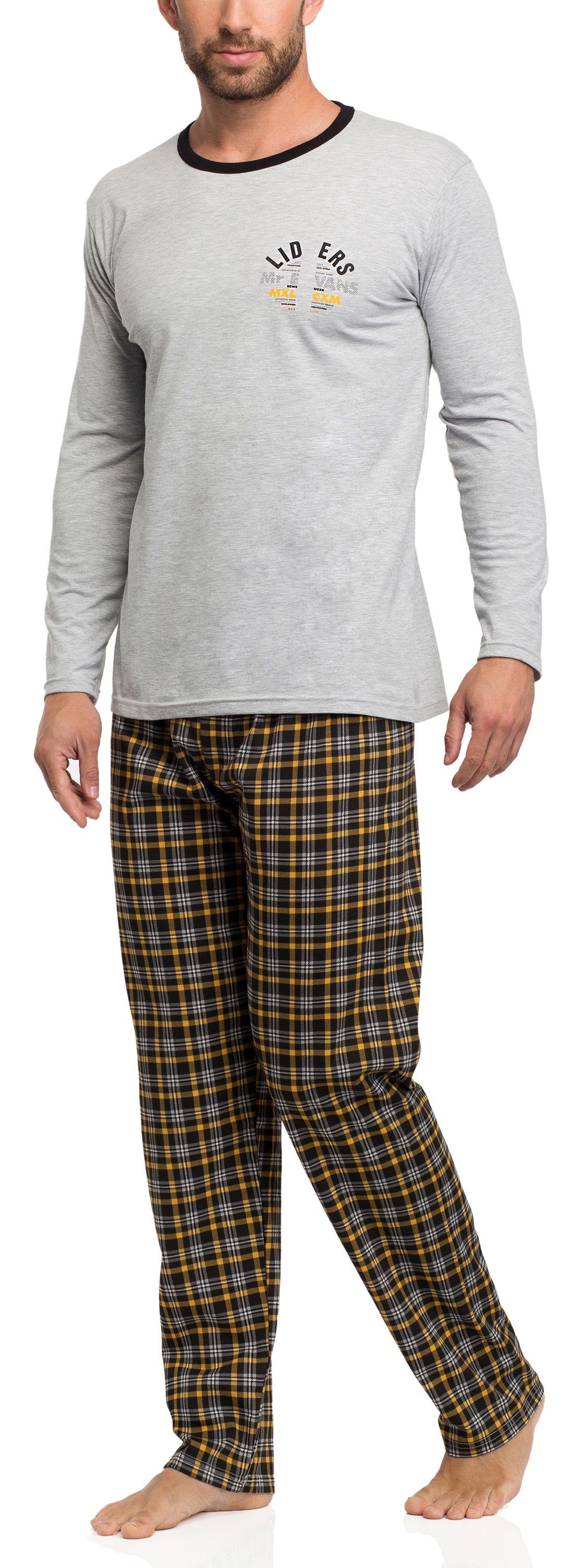 [Schauen Sie sich neue Artikel an!] Timone Schlafanzug Herren Schlafanzug TITR373/371 Muster-v1