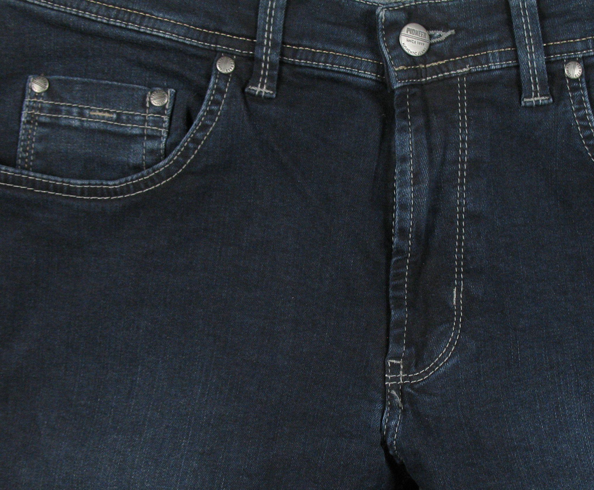 Pioneer Authentic Stretch-Denim Used Rando Blue Megaflex Night 5-Pocket-Jeans Jeans