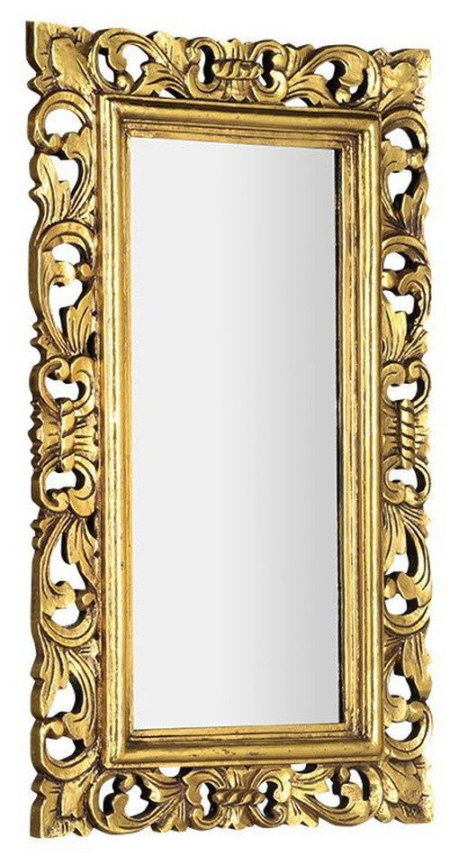 Sapho Badspiegel SAMBLUNG Spiegel in geschnitztem Rahmen 40x70cm, Gold, Sapho-IN110 Spiegel im Rahmen