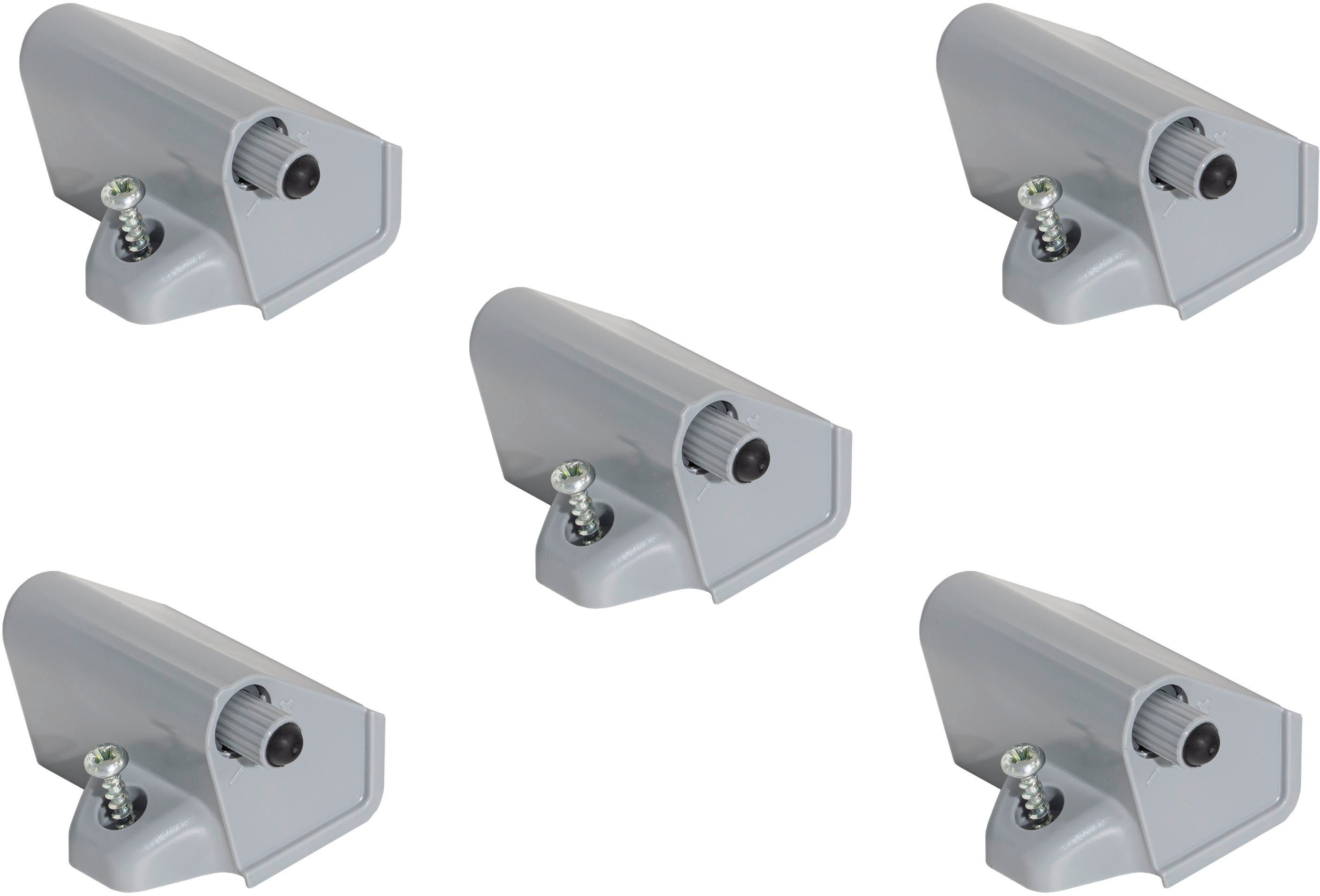 rauch Türdämpfer Zubehör (Set, 5 St), Soft Close Dämpfer für Drehtürenschränke, 5er Set
