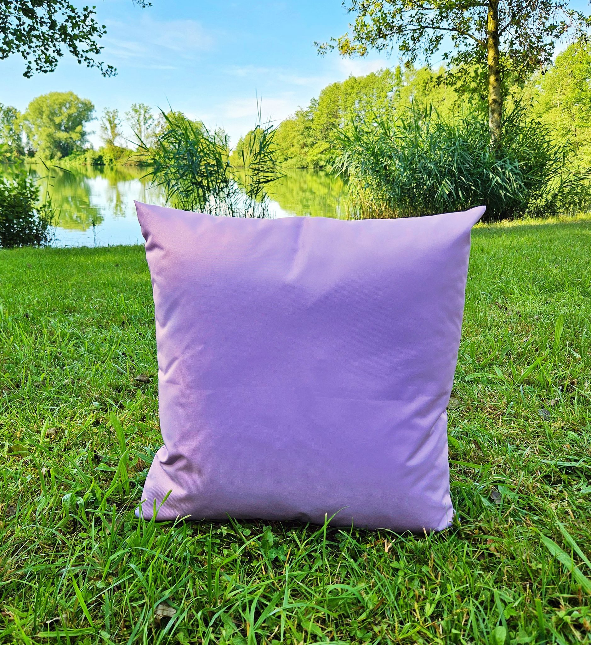 JACK Kissenbezüge 2er Set 50x50cm Outdoor Wasserfest, (2 Stück), 2x Kissenhülle, strapazierfähig, wasserabweisend, Innen & Außen