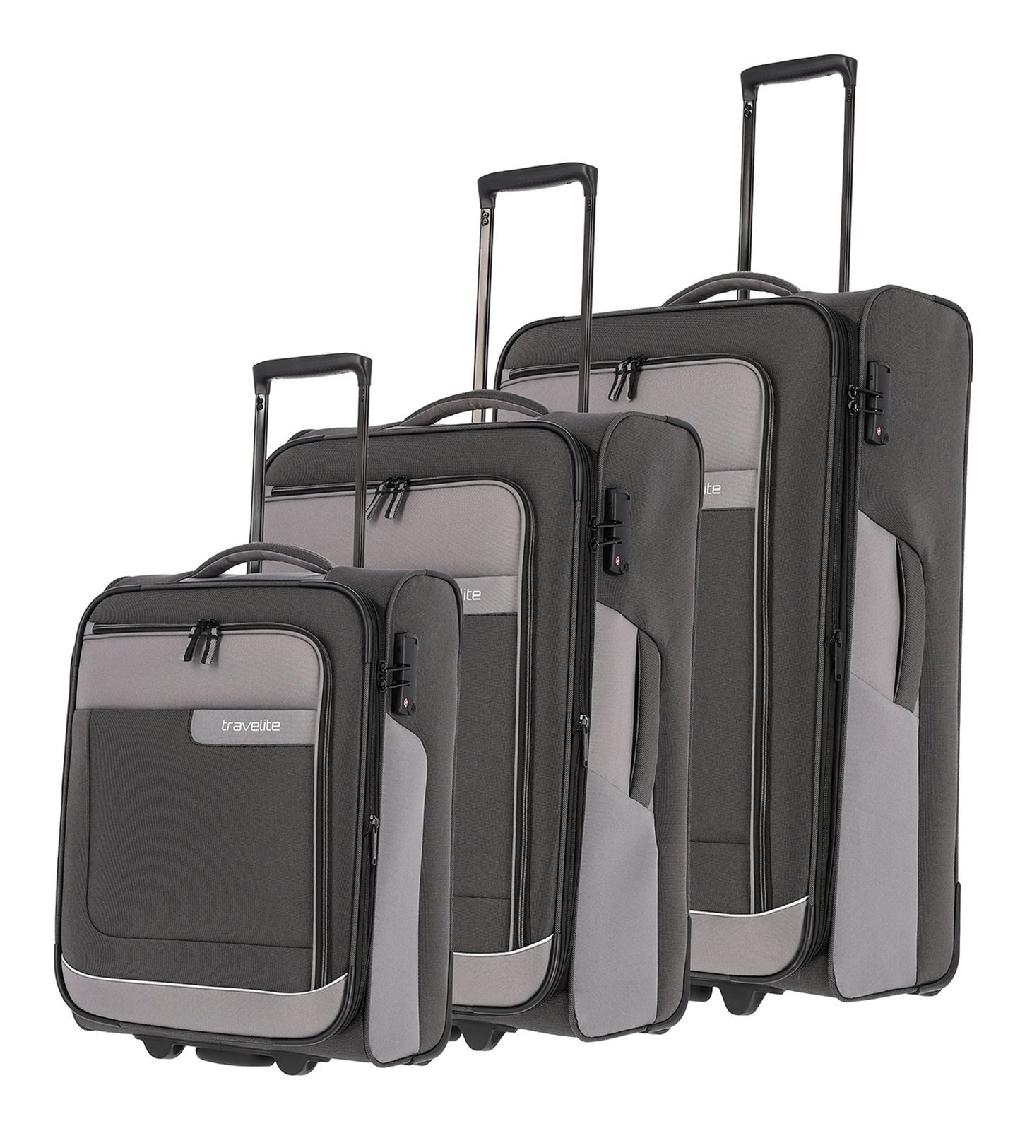 travelite Trolleyset VIIA, 2 Rollen, (Set, 3 tlg)