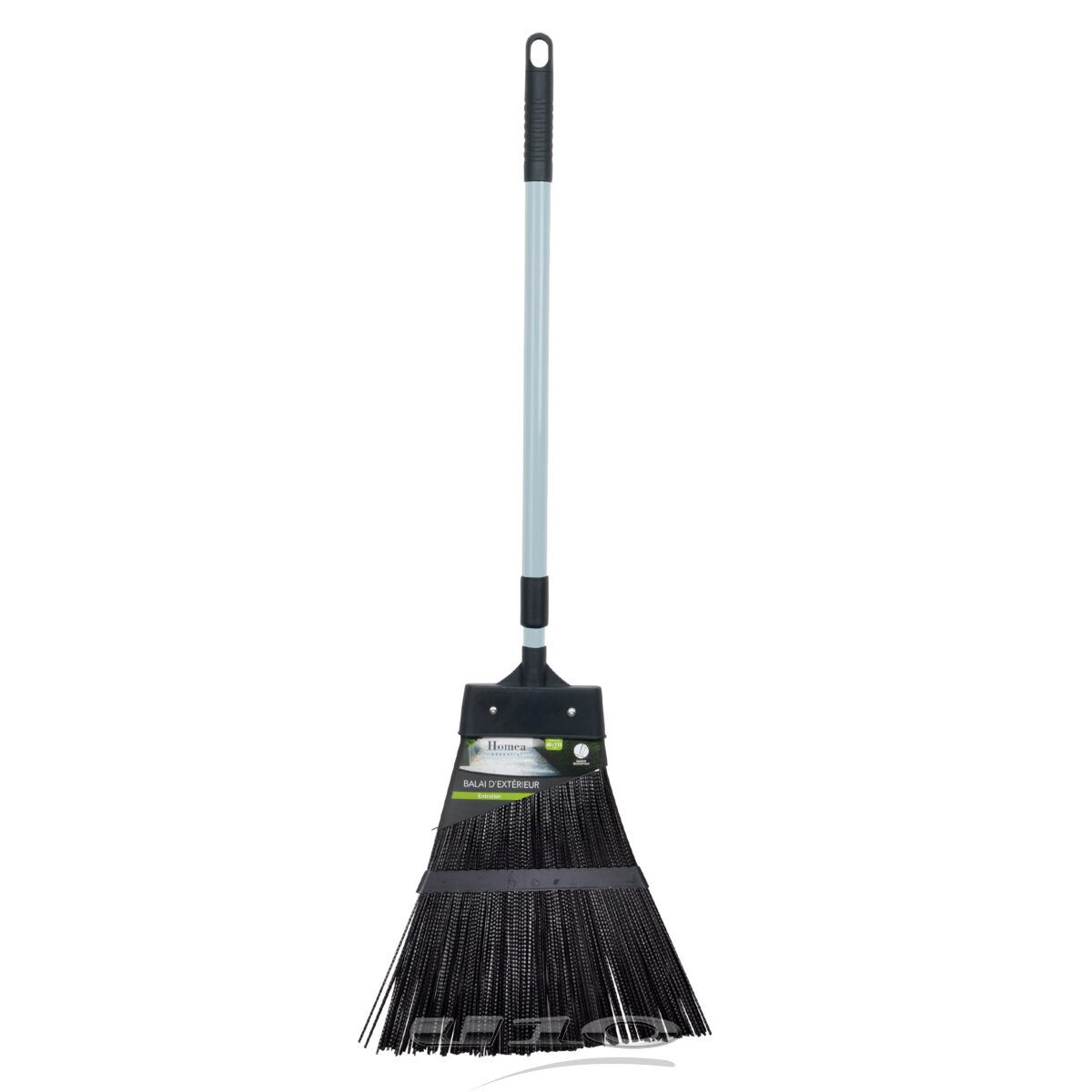 Homea Reinigungsbürste Besen für den Außenbereich mit verstellbarer Länge, 60-110 cm, Badezimmer in allen Wohnstilen, (Reinigungsbürste)