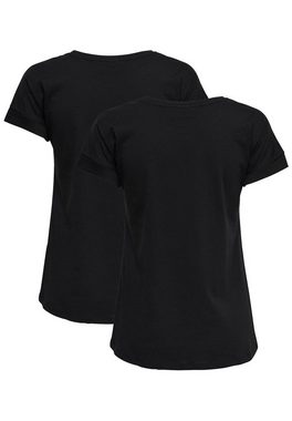 JACQUELINE de YONG T-Shirt T-Shirt 2-er Stück Pack Kurzarm Basic Blusen Set JDYLOUISA (2-tlg) 2655 in Schwarz-2