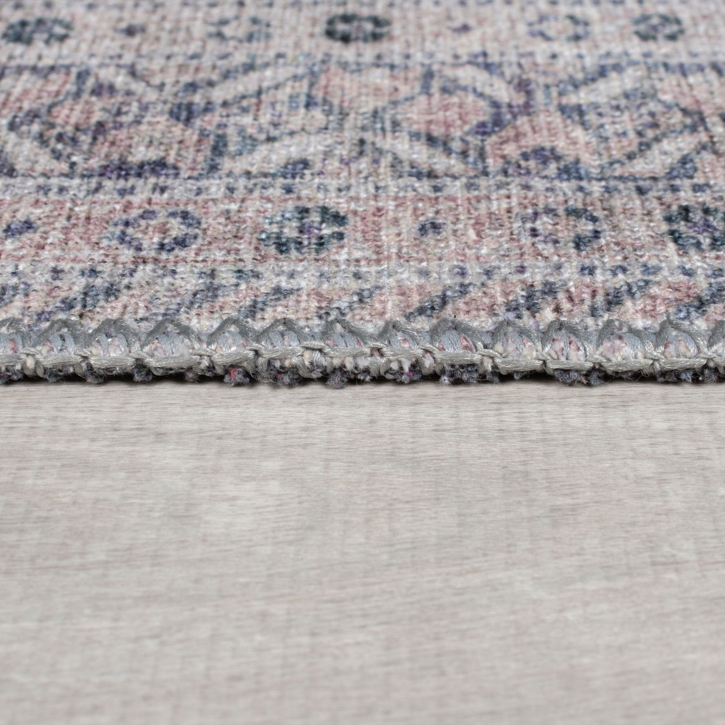 FLAIR RUGS Teppich Otis, rechteckig, Höhe: 4 mm, Waschbarer Traditioneller Teppich