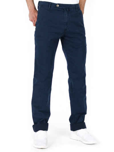 JACOB COHEN Chinohose Handgefertigte Regular Tapered Chino Jeans - APW698 Blau
