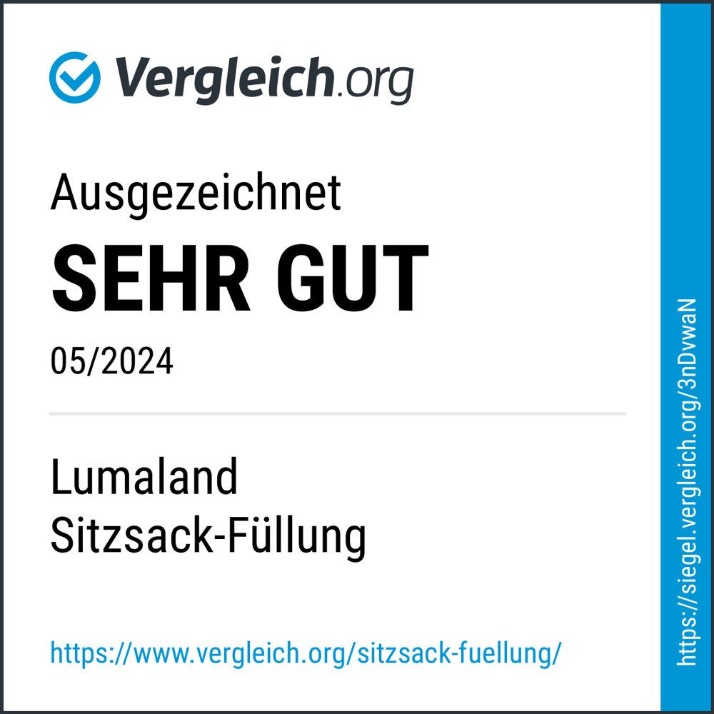 Lumaland EPS-Perlen Premium Qualität Sitzsack Füllung Nachfüllpack Füllmate günstig online kaufen
