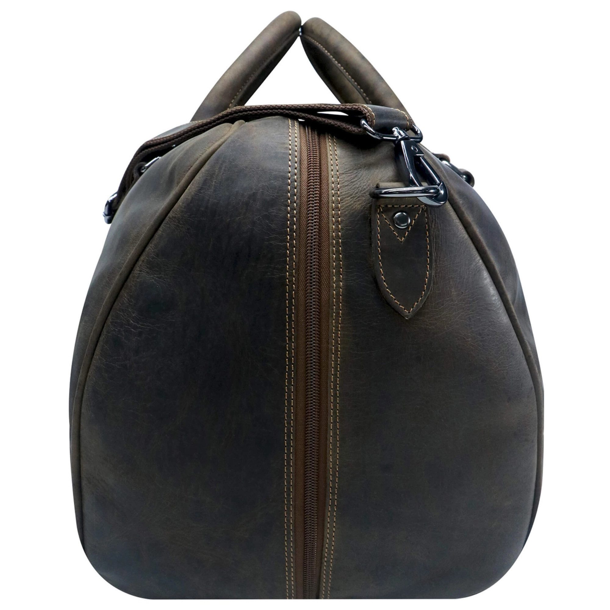 GREENWOOD Weekender Echtleder Reisetasche Unisex Weekender, edle & robuste Rindledertasche