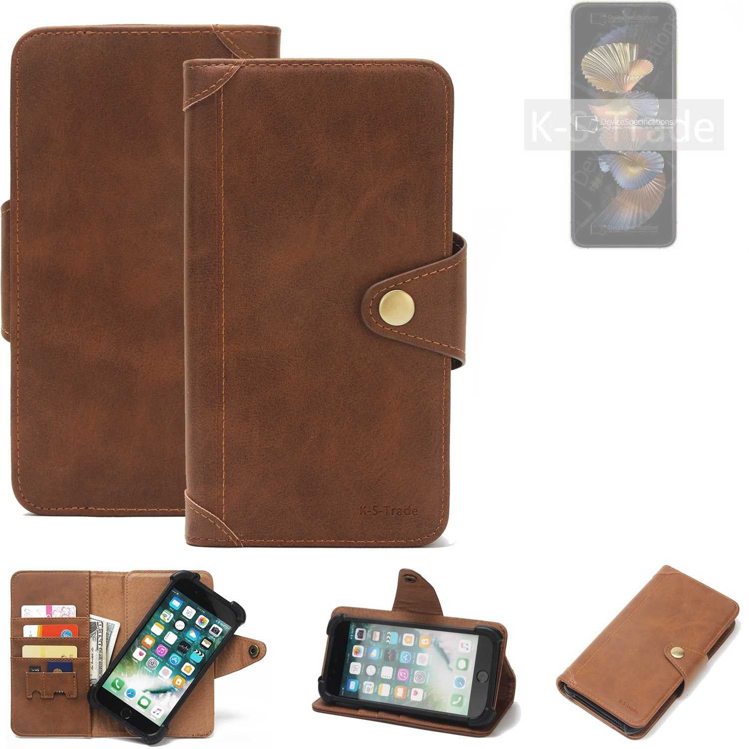 K-S-Trade Handyhülle für Samsung W25 Flip, Handyhülle Schutz Hülle Walletcase Bookstyle Tasche Case