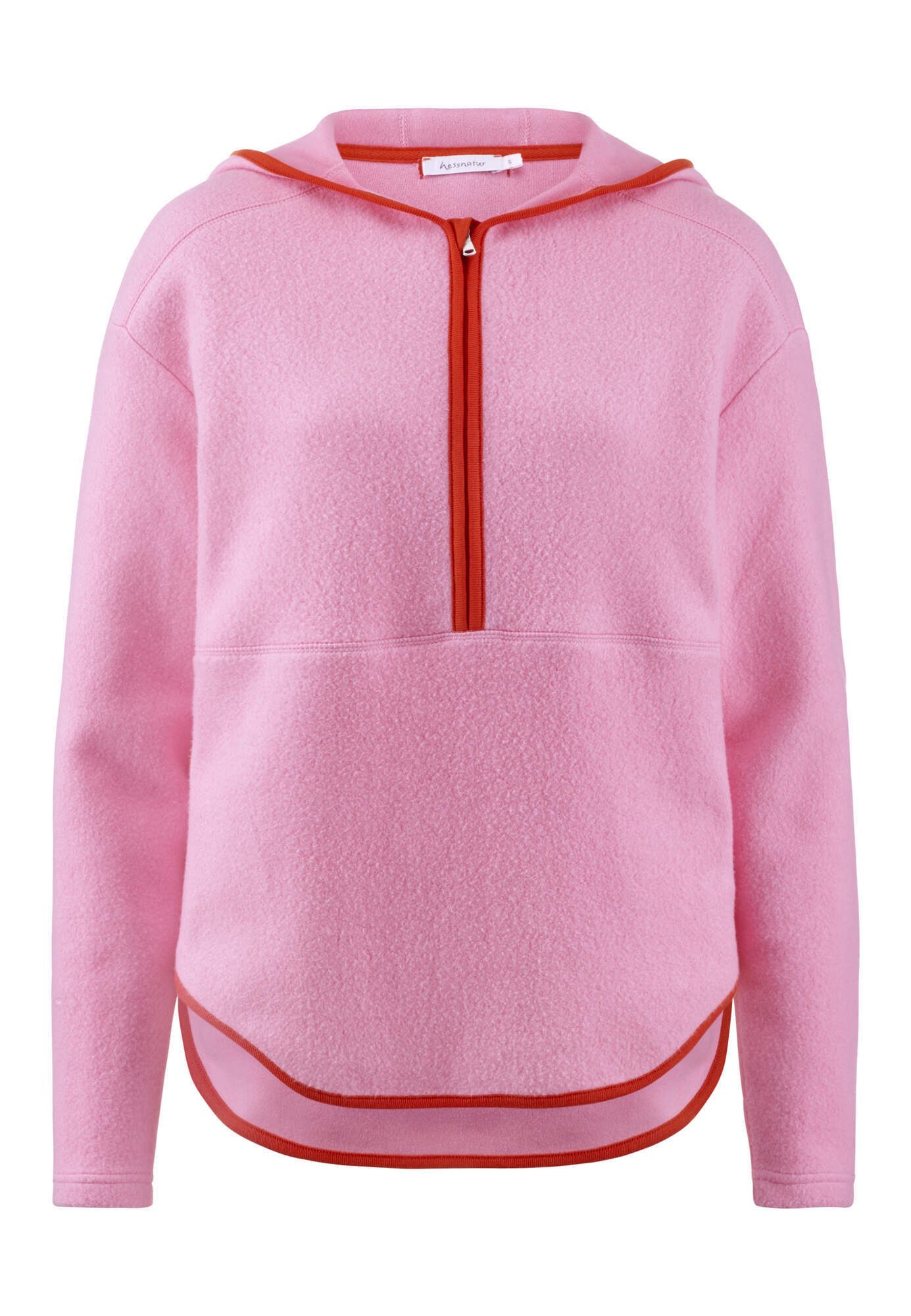 Hessnatur Fleecepullover aus reiner Bio-Baumwolle (1-tlg) günstig online kaufen