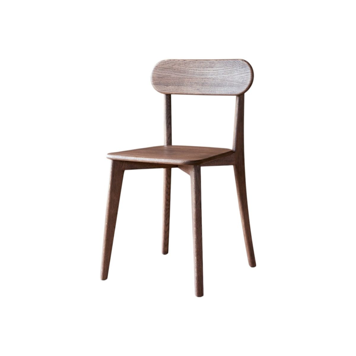 Esszimmerstuhl Abel Stuhl aus massiver Eiche brown