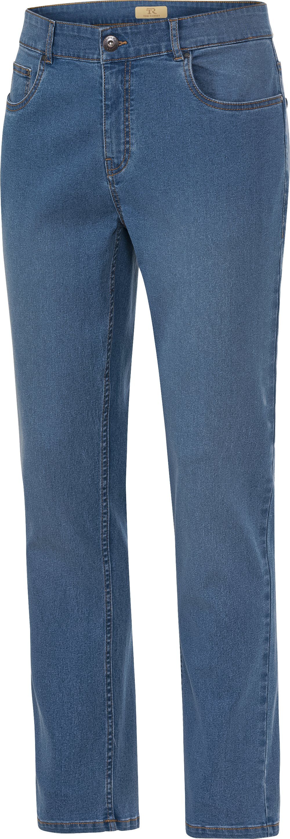 Tom Ramsey Regular-fit-Jeans aus sommerlich-leichtem, elastischem Wohlfühl-Material hellblau