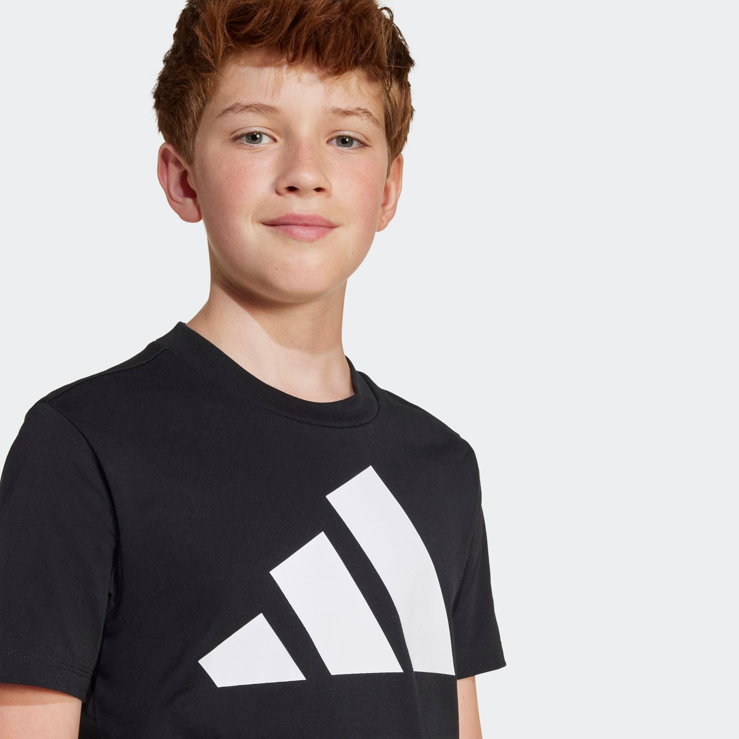 adidas Sportswear T-Shirt J BL TEE 160 für Kinder und Teens, mit Rundhalsausschnitt, aus 100 % Baumwolle