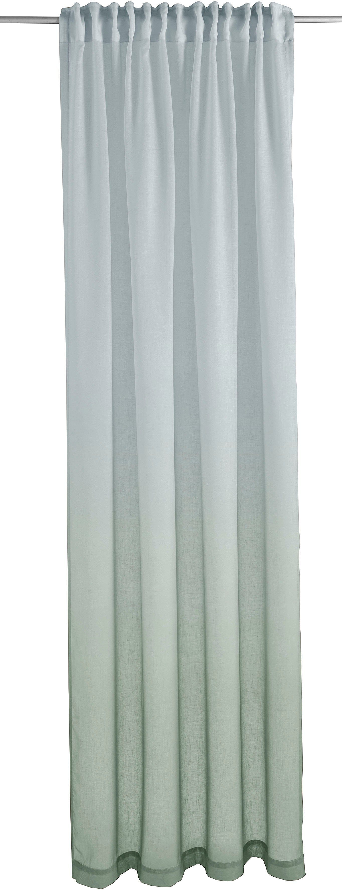 Gardine Kaida, by (1 LeGer Polyester, St), bedruckt, transparent, Lena verschiedene Größen Multifunktionsband Home Gercke, transparent, Farbverlauf