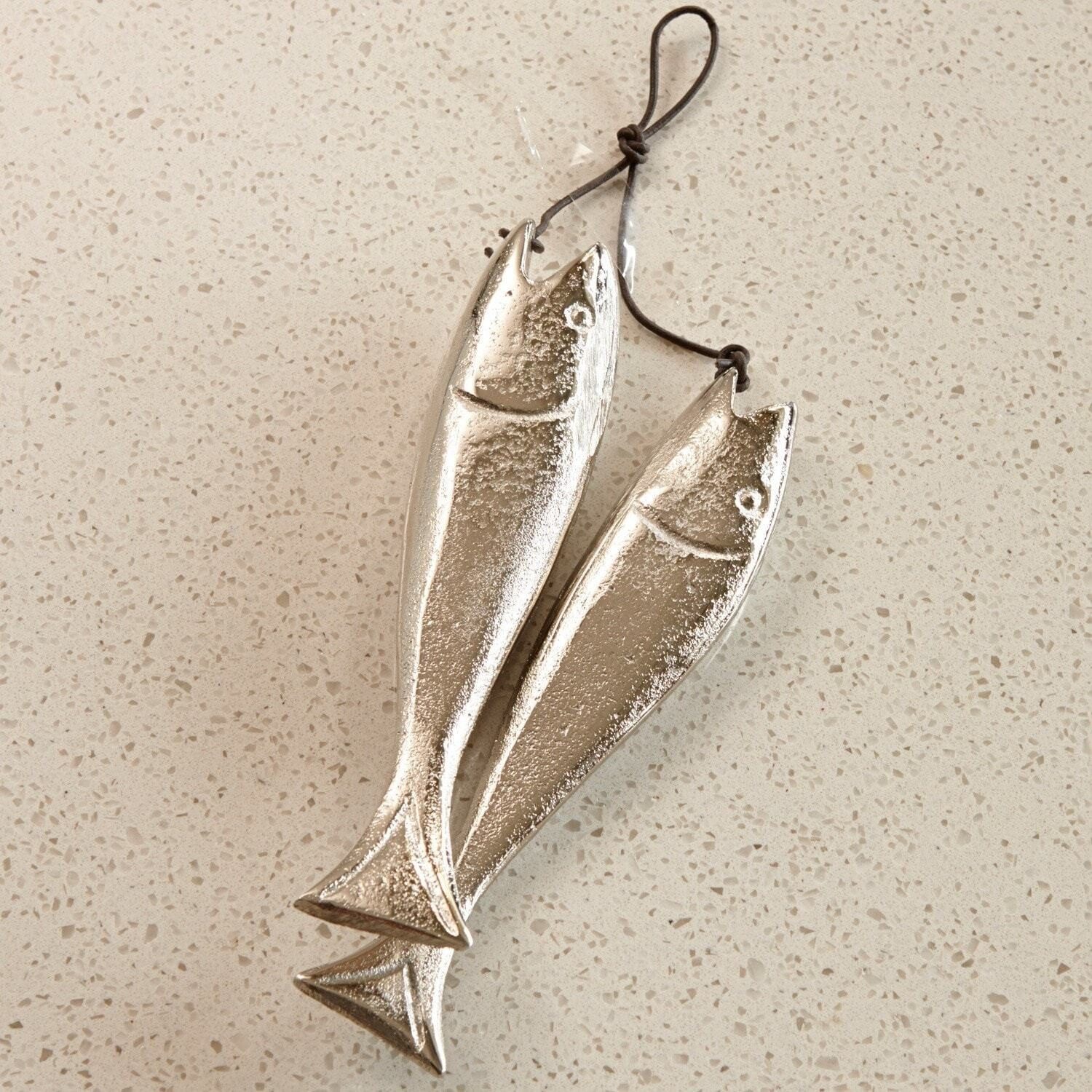 Mirabeau Dekofigur Deko-Fische 2er Set Sardine´s silber günstig online kaufen