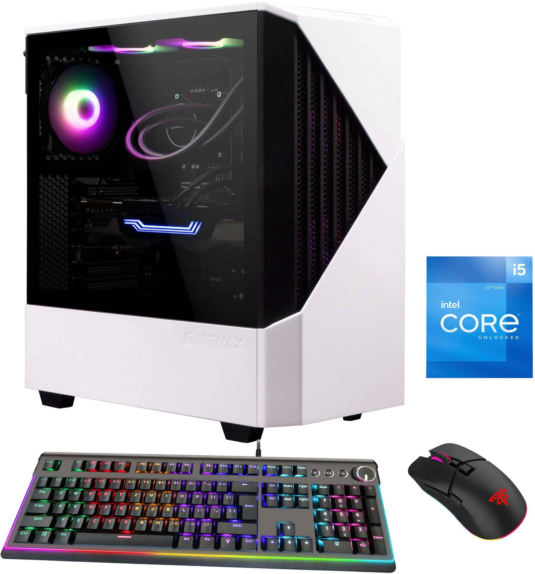 Hyrican Horizon 6858 Gaming-PC (Intel Core i5 12400F, GeForce RTX 3060 Ti, 16 GB RAM, 1000 GB SSD, Wasserkühlung, Windows 11)