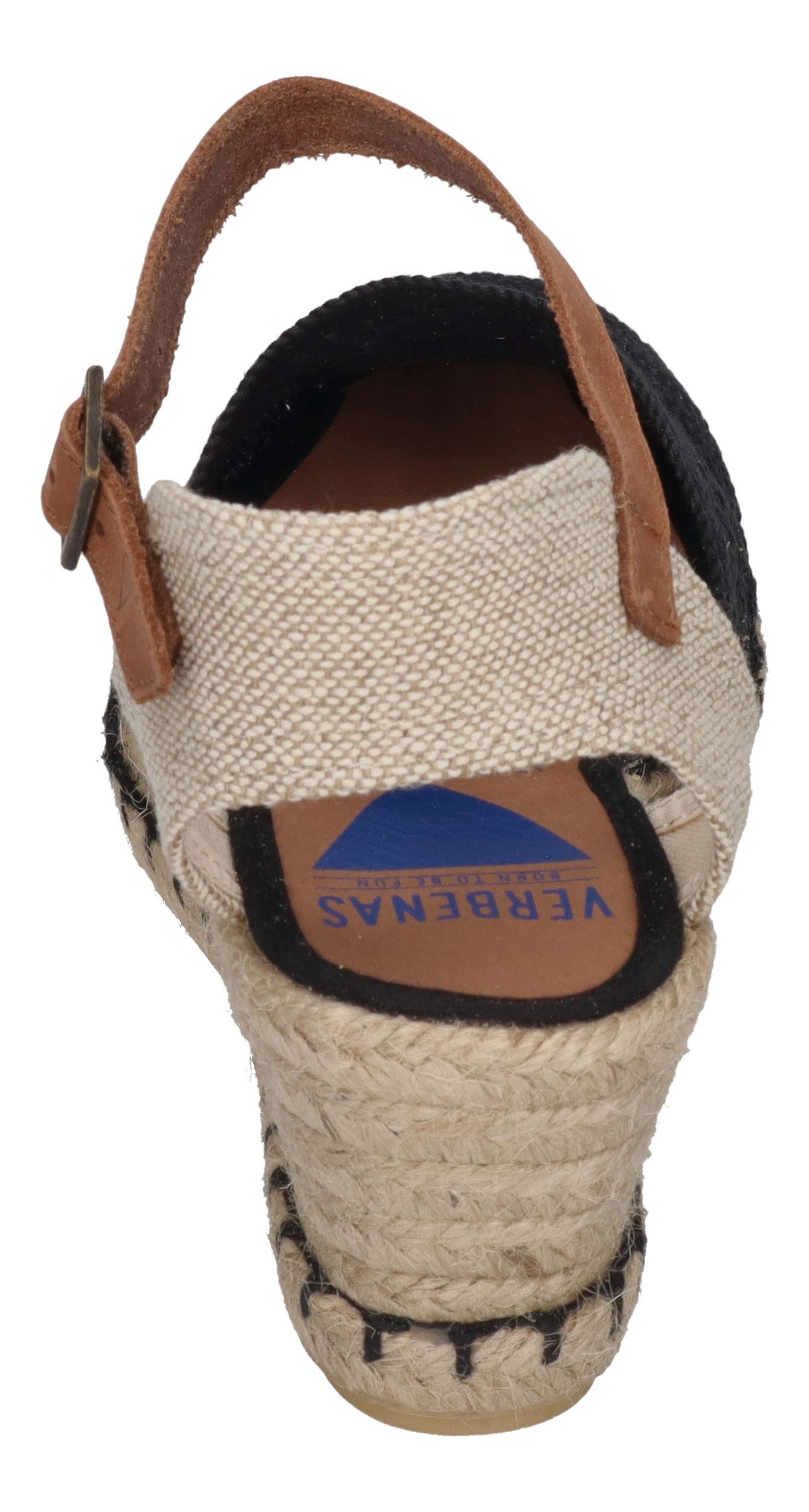 VERBENAS MALENA CROCHET LINO Sandalette Negro – Bild 5 von 5