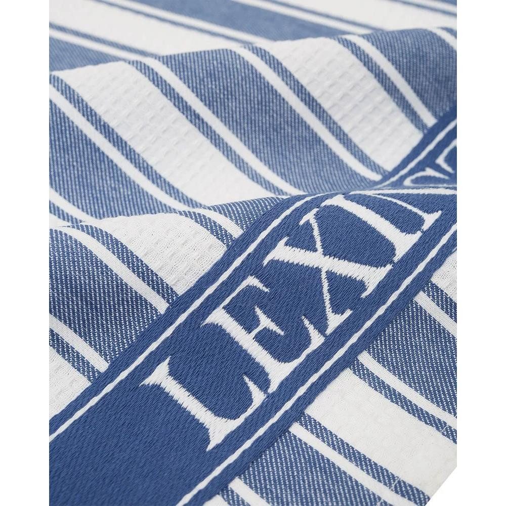 Lexington Geschirrtuch Geschirrtuch Icons Cotton Twill Waffle Striped Blau Weiß