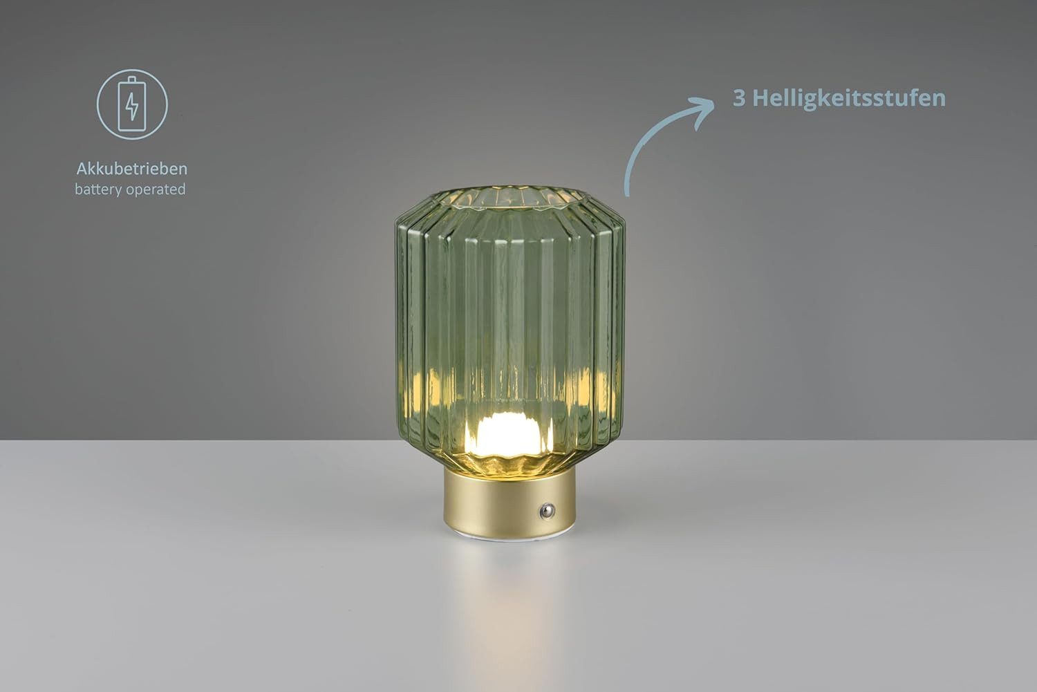 lightling LED Tischleuchte Luan, Touchfunktion, LED fest integriert, Warmwe günstig online kaufen