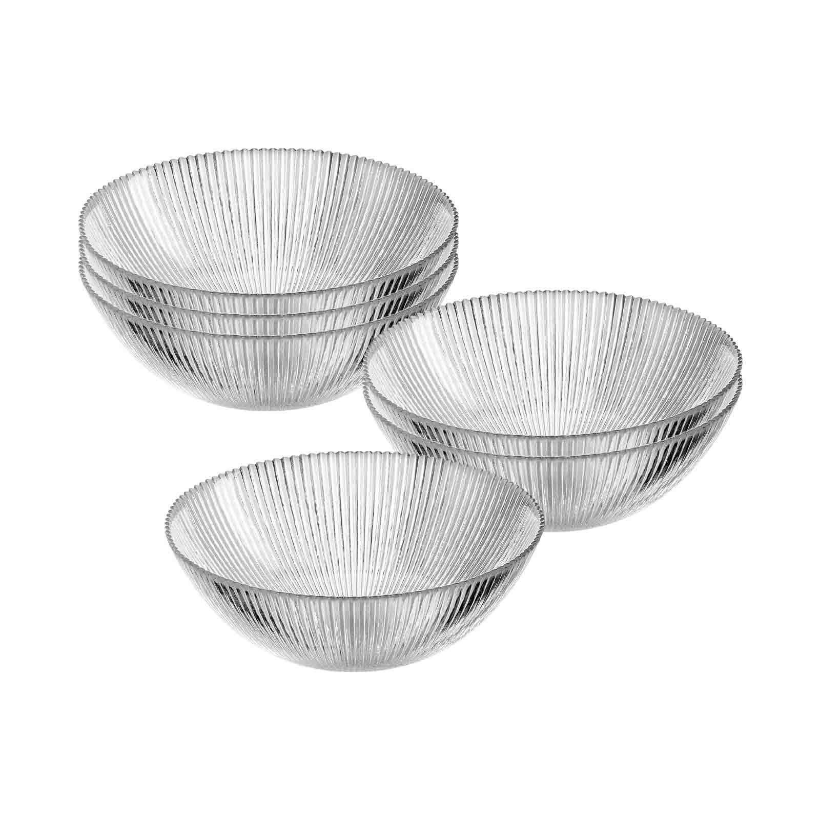 Ritzenhoff & Breker Schale Unico Servierschalen ø 20 cm 6er Set, Glas, (6x Schale, 6-tlg)