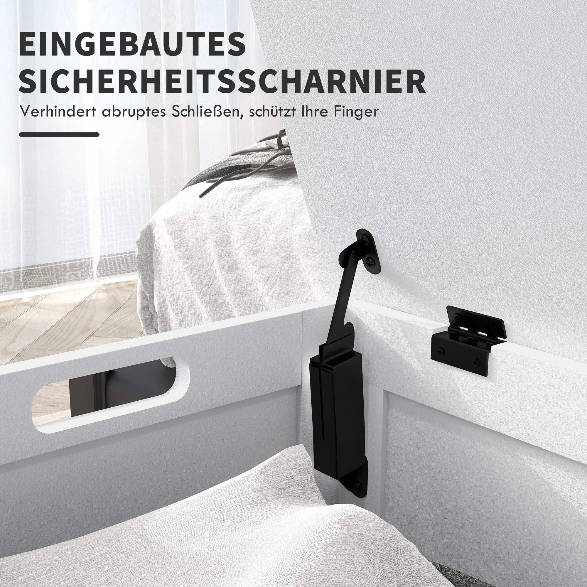 BlingBin Toy Chest, Toy Box with Lid, Storage Chest, Storage Box (1-Piece Set, 1 pc), Storage Box for Hallway, Bedroom, Living Room