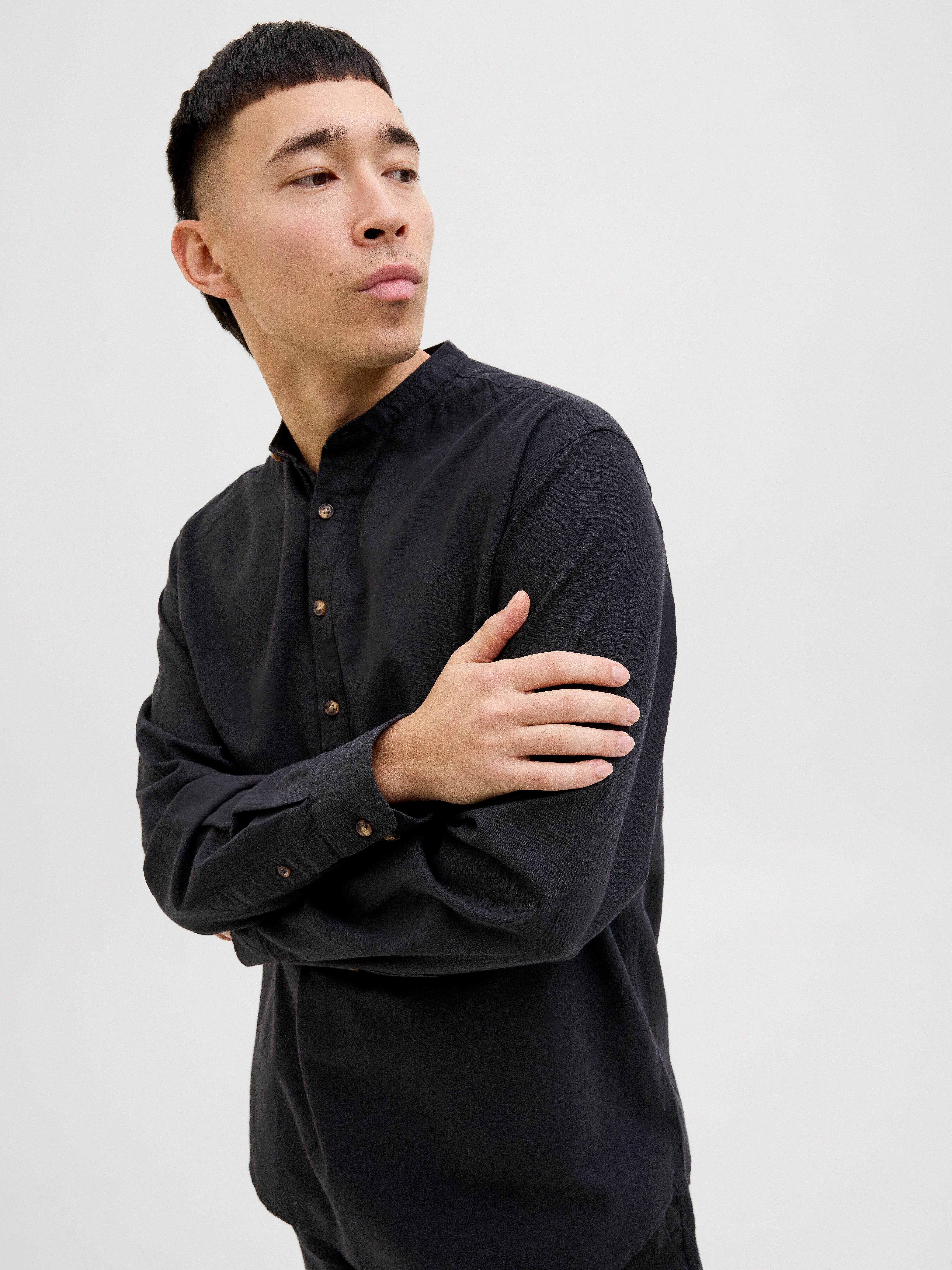 Jack & Jones Langarmhemd JJESUMMER HALF günstig online kaufen