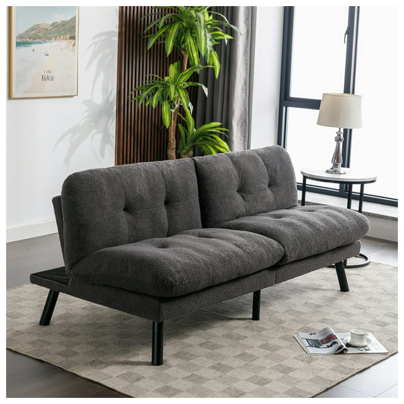 HTI-Living Schlafsofa Schlafsofa Emela, Stück 1 Teile, Funktionscouch Gästebett