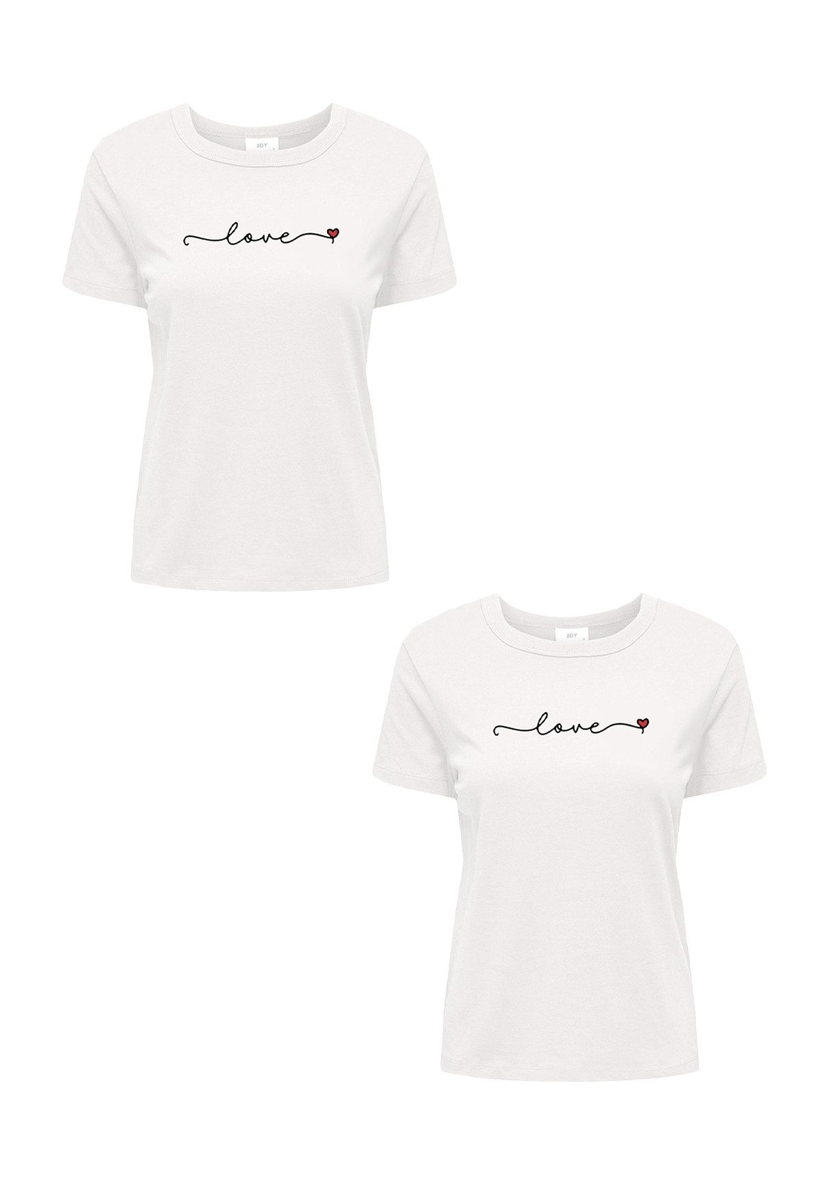 T-Shirt 2er Set aus Baumwolle