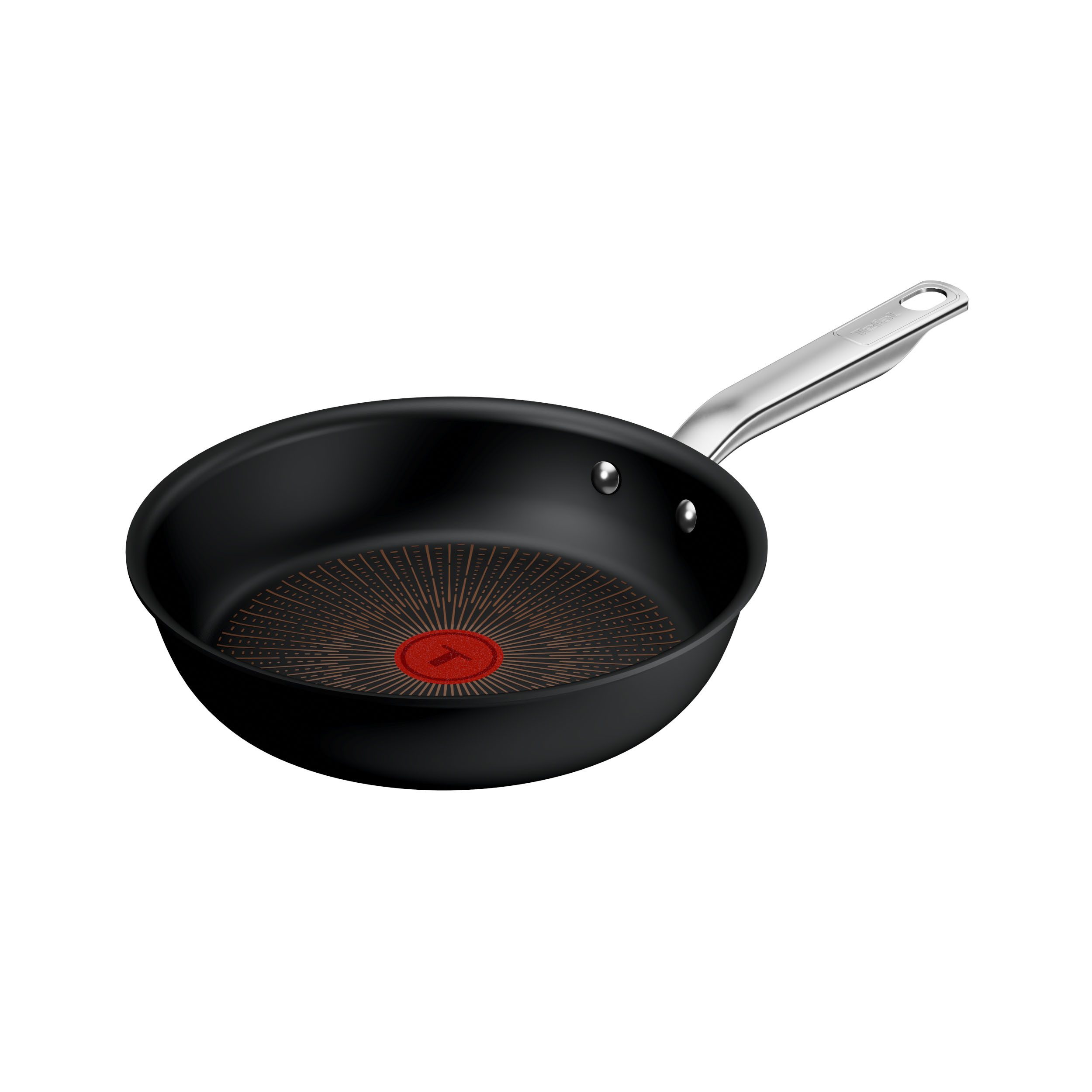 Tefal Bratpfanne Experience Unbreakable, Aluminium (1-tlg), FusionCore Antihaftversiegelung, Induktion, Temperaturanzeiger