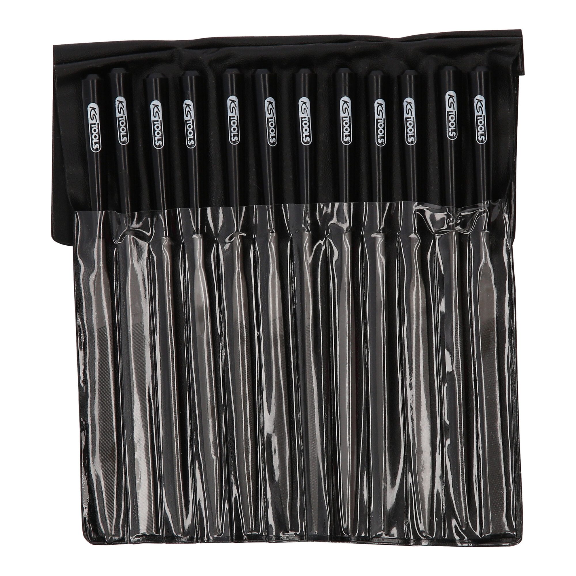 KS Tools Feile KS Tools Nadelfeilen-Satz mit Kunststoffheft, 12-teilig