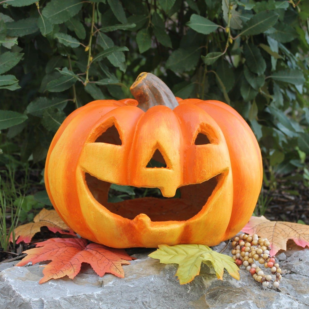 matches21 HOME & HOBBY Dekofigur XXL Kürbis-Laterne als LED Halloween-Deko günstig online kaufen