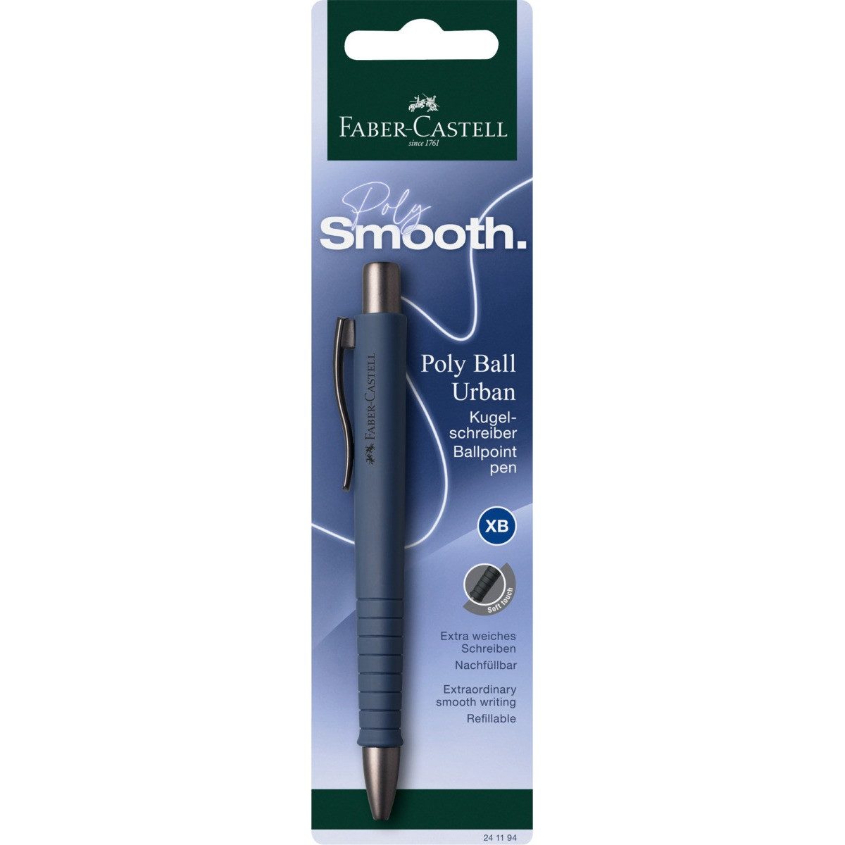 Faber-Castell Kugelschreiber Faber Castell Stift Ballpoint Pen Kugelschreiber Poly Ball Urban XB Farblich sortiert, (Einzel) – Bild 5 von 5