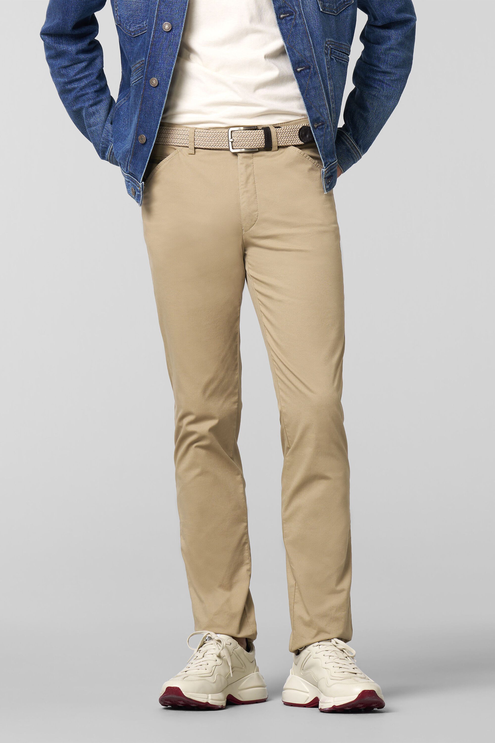 MEYER Chinohose FANTASY STRUCTURE BAUMWOLL CHINO (1-tlg) FANTASY STRUCTURE BAUMWOLL CHINO